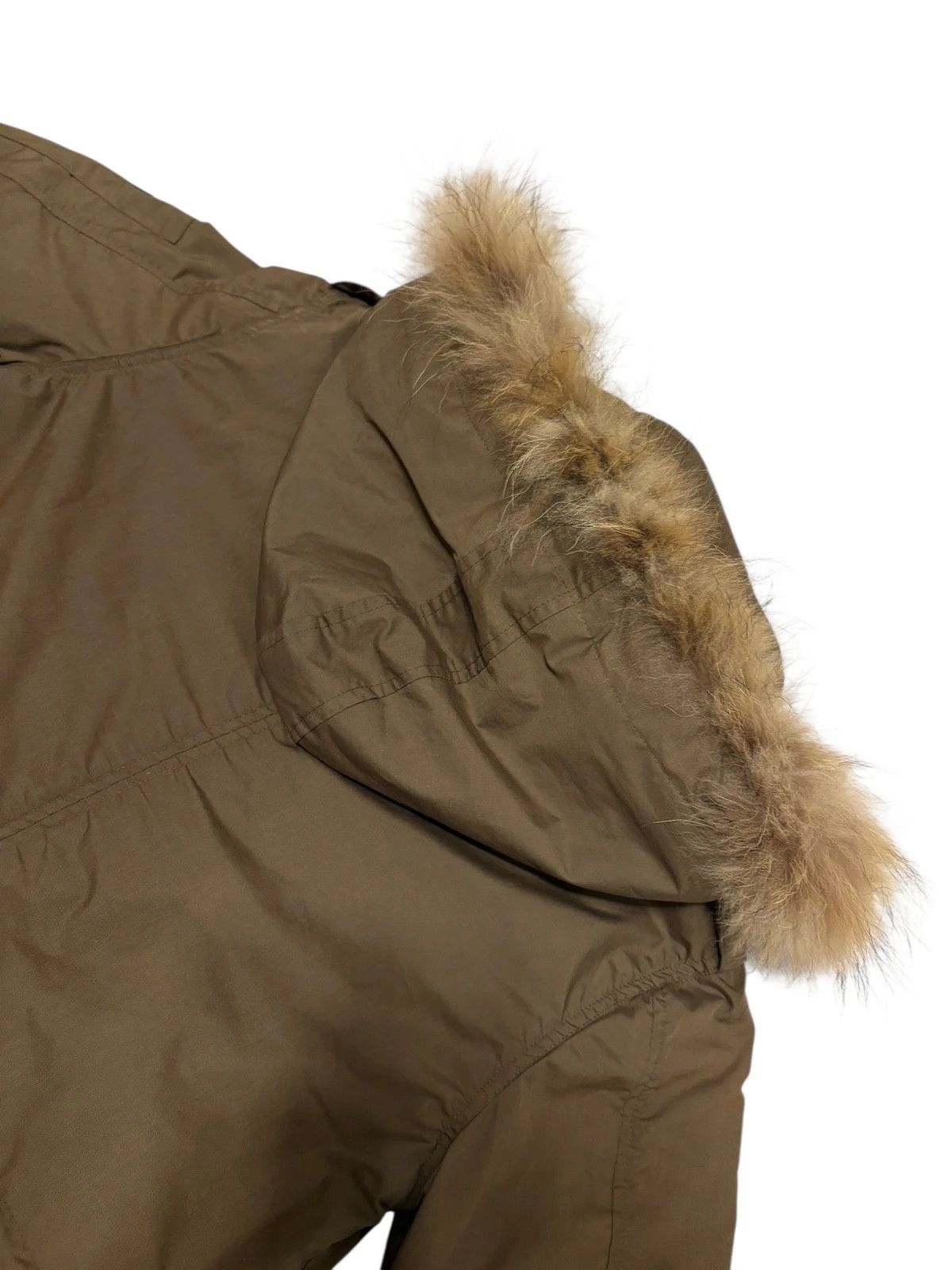Tornado Mart Tornado Mart parka khaki brown fur hood mod coat Size US S / EU 44-46 / 1 - 9 Thumbnail