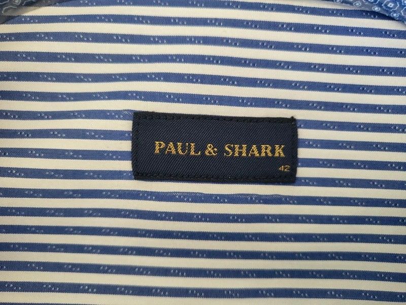 Paul & Shark RRP330€ PAUL&SHARK sz L SHIRTS STRIPED LONG SLEEVES NEW Size US L / EU 52-54 / 3 - 4 Thumbnail