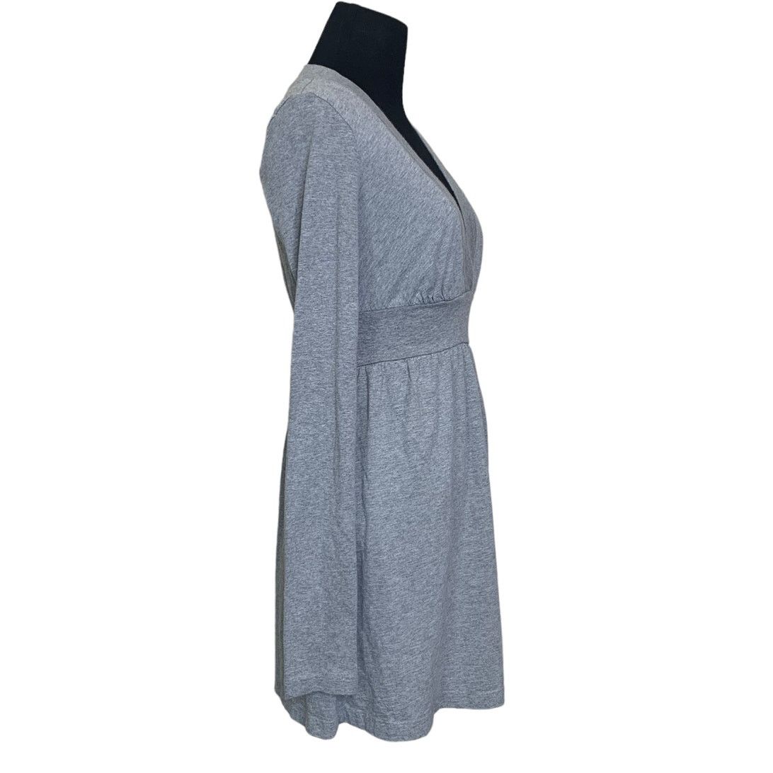 James Perse JAMES PERSE gray Long Sleeve V-Neck Mini Dress size 2 - M Size M / US 6-8 / IT 42-44 - 8 Thumbnail