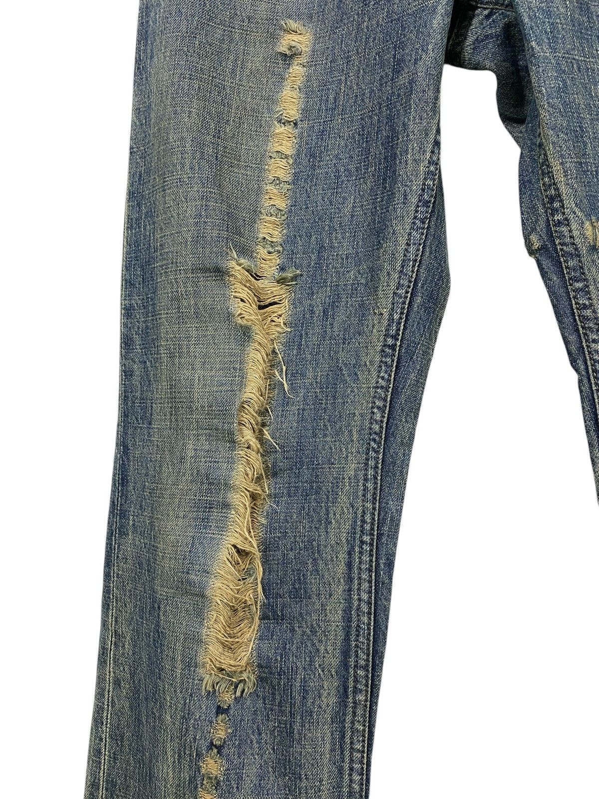PPFM 💥jp Japanese brand X PPFM dragon distressed style jeans Size US 31 - 6 Thumbnail