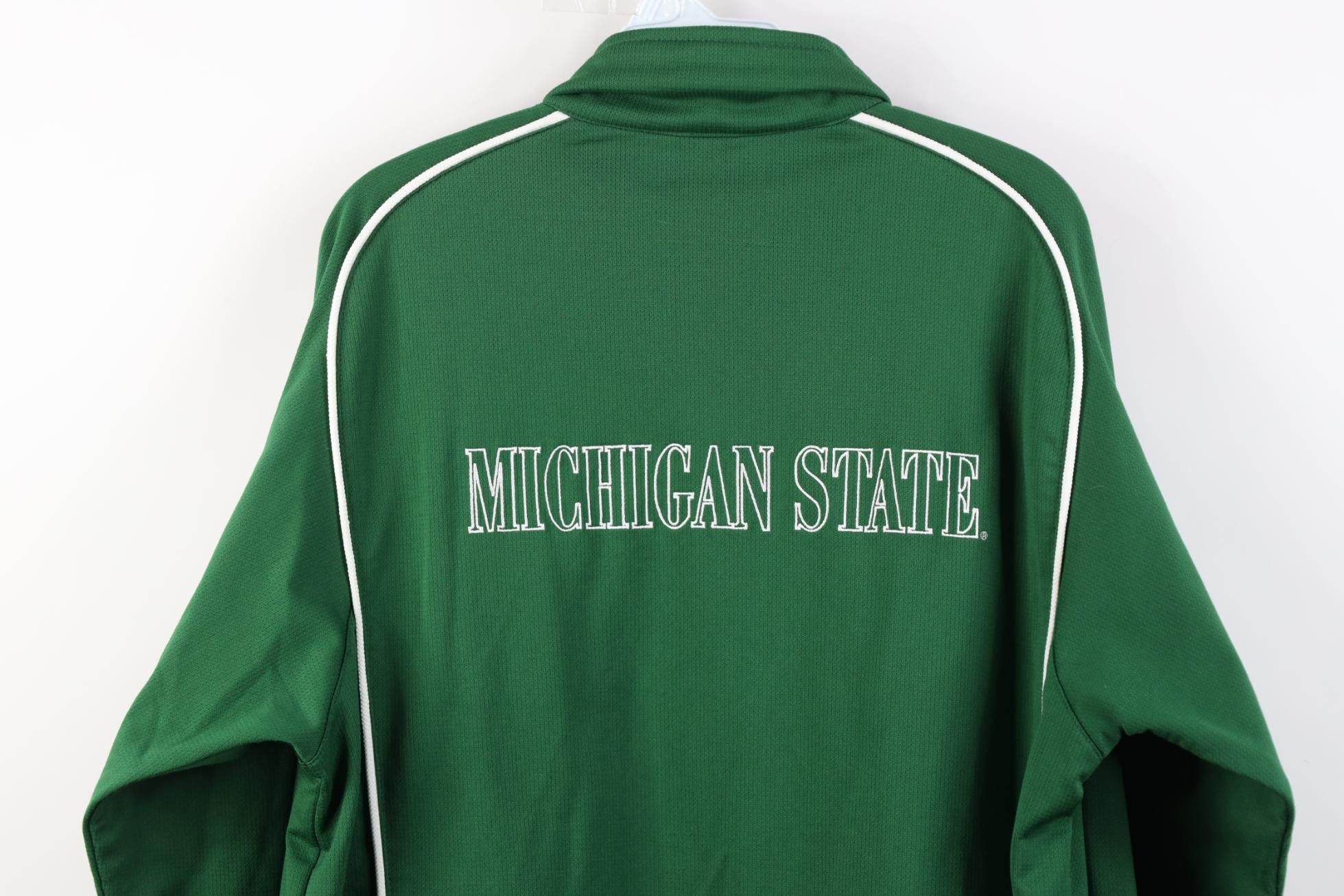 Nike Vintage Nike Swoosh Michigan State University Zip Jacket Size US M / EU 48-50 / 2 - 15 Thumbnail