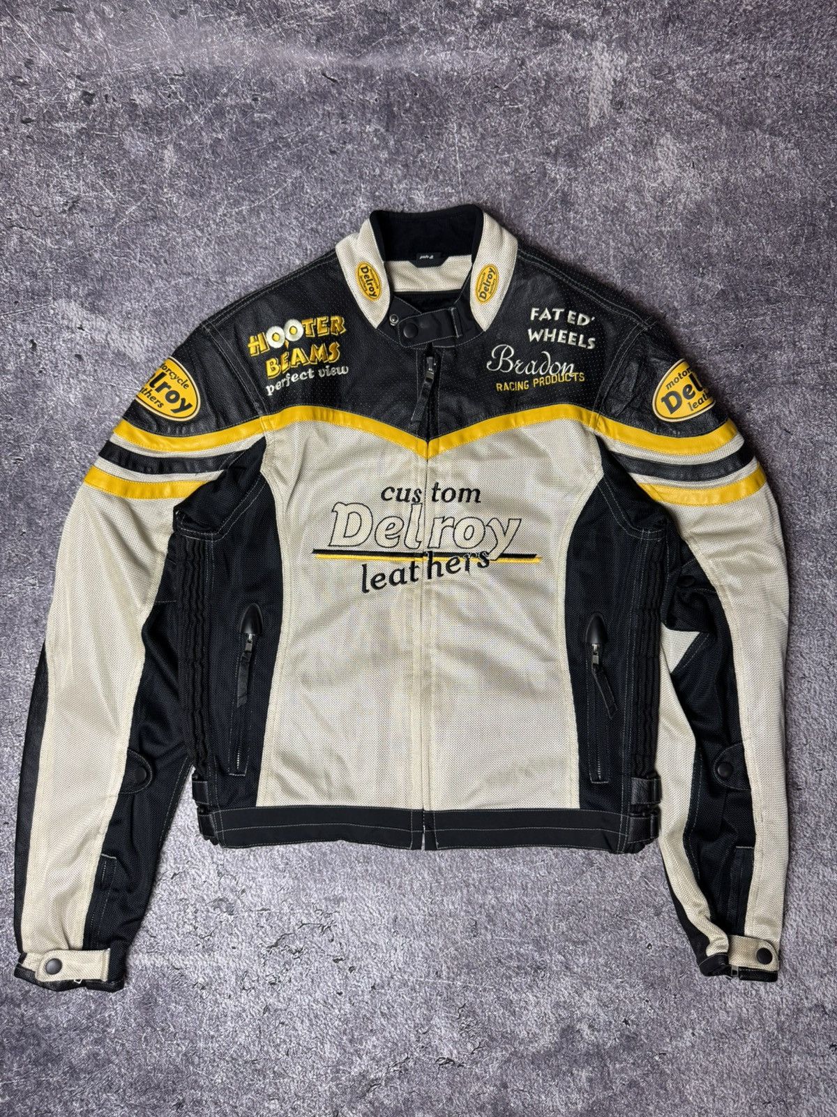 NASCAR × Vintage vintage Delroy leather nascar racing jacket Size US M / EU 48-50 / 2 - 2 Thumbnail