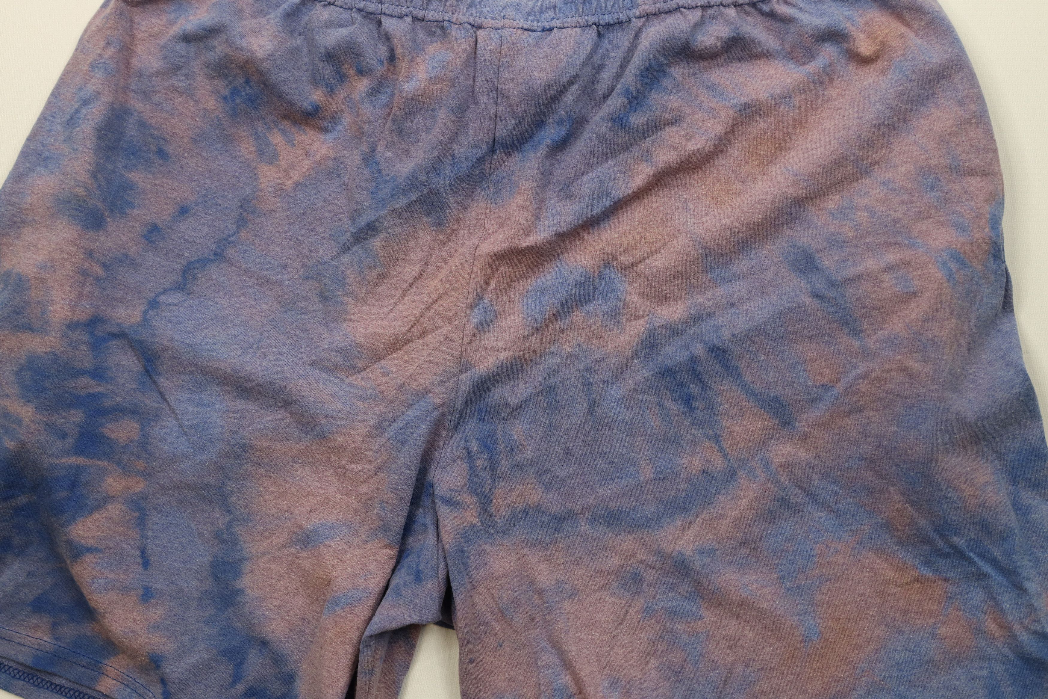 Vintage Vintage Y2K Streetwear Wash Above Knee Shorts Blue Trippy Size US 36 / EU 52 - 9 Thumbnail