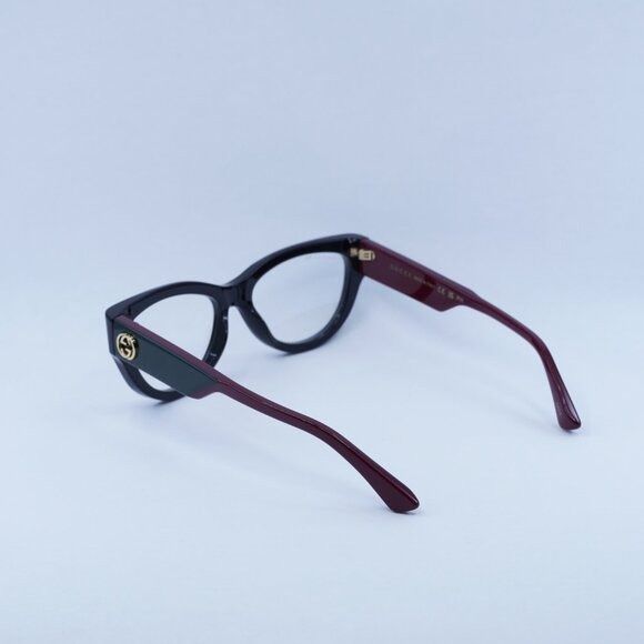 Gucci 🕶️ New Gucci GG1665S 001 Sunglasses - Shiny Black Red Frame Size ONE SIZE - 9 Thumbnail