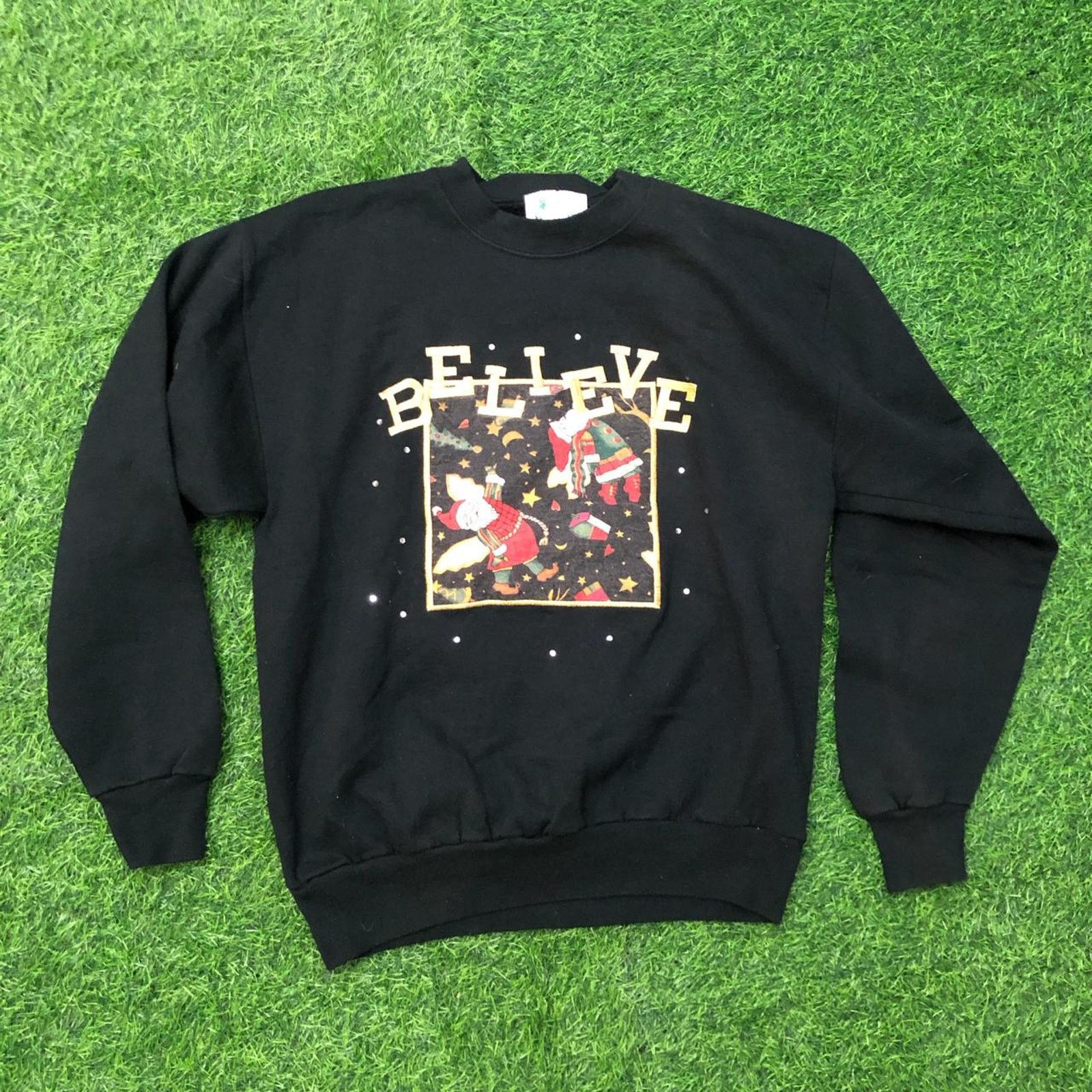 Other Retro Christmas Sweater ‘Believe’ Size US XL / EU 56 / 4 - 1 Thumbnail