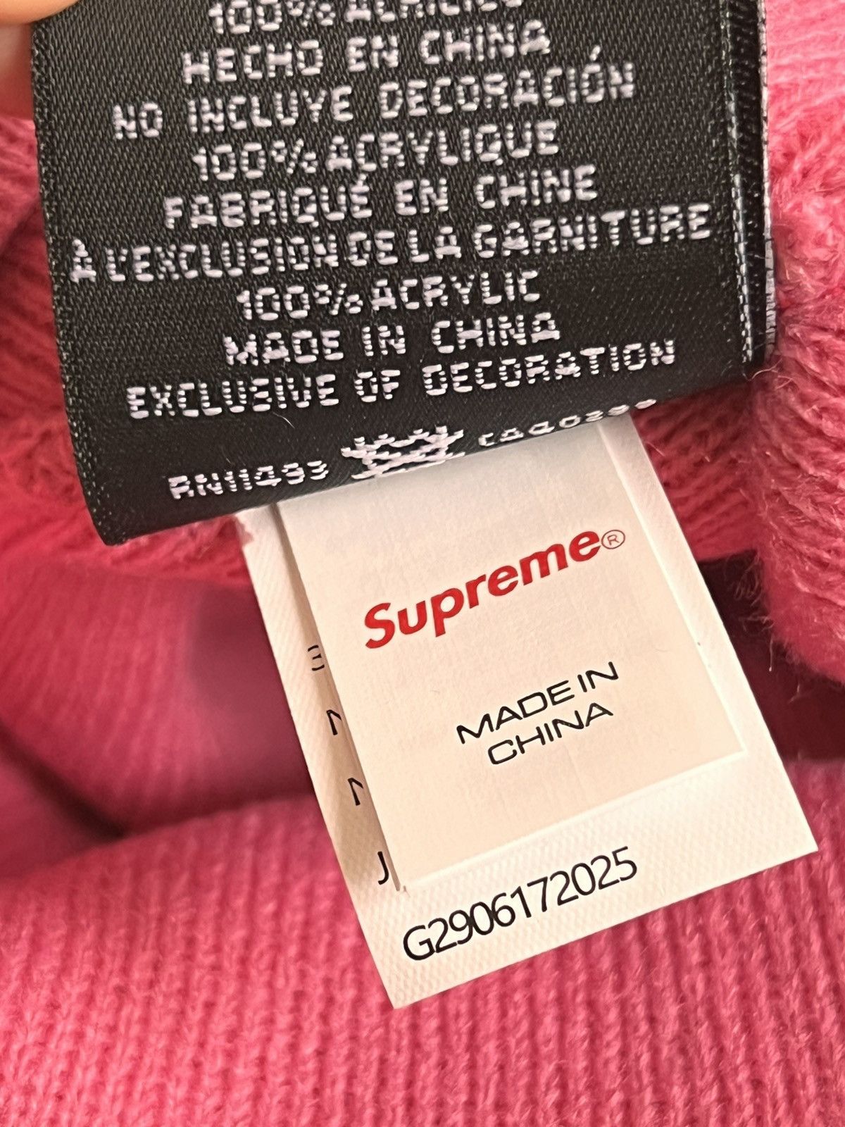 Supreme Supreme® / New Era Box Logo Beanie – Magenta (FW25) pink red Size ONE SIZE - 22 Thumbnail