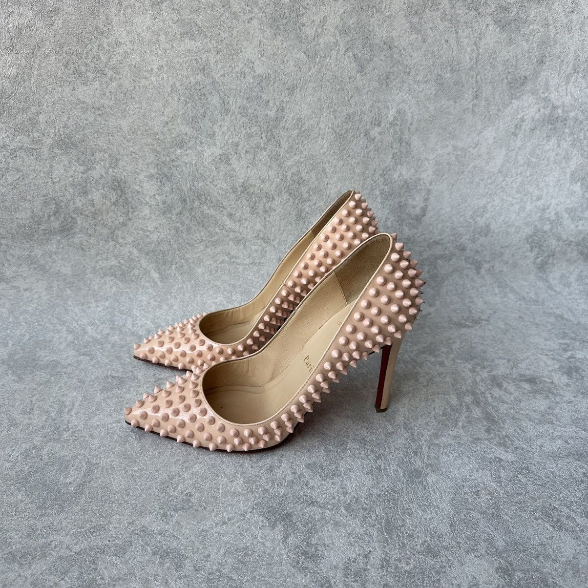 Christian Louboutin Christian Louboutin Pink Patent Leather Pigalle High Heels Size US 9 / IT 39 - 2 Thumbnail