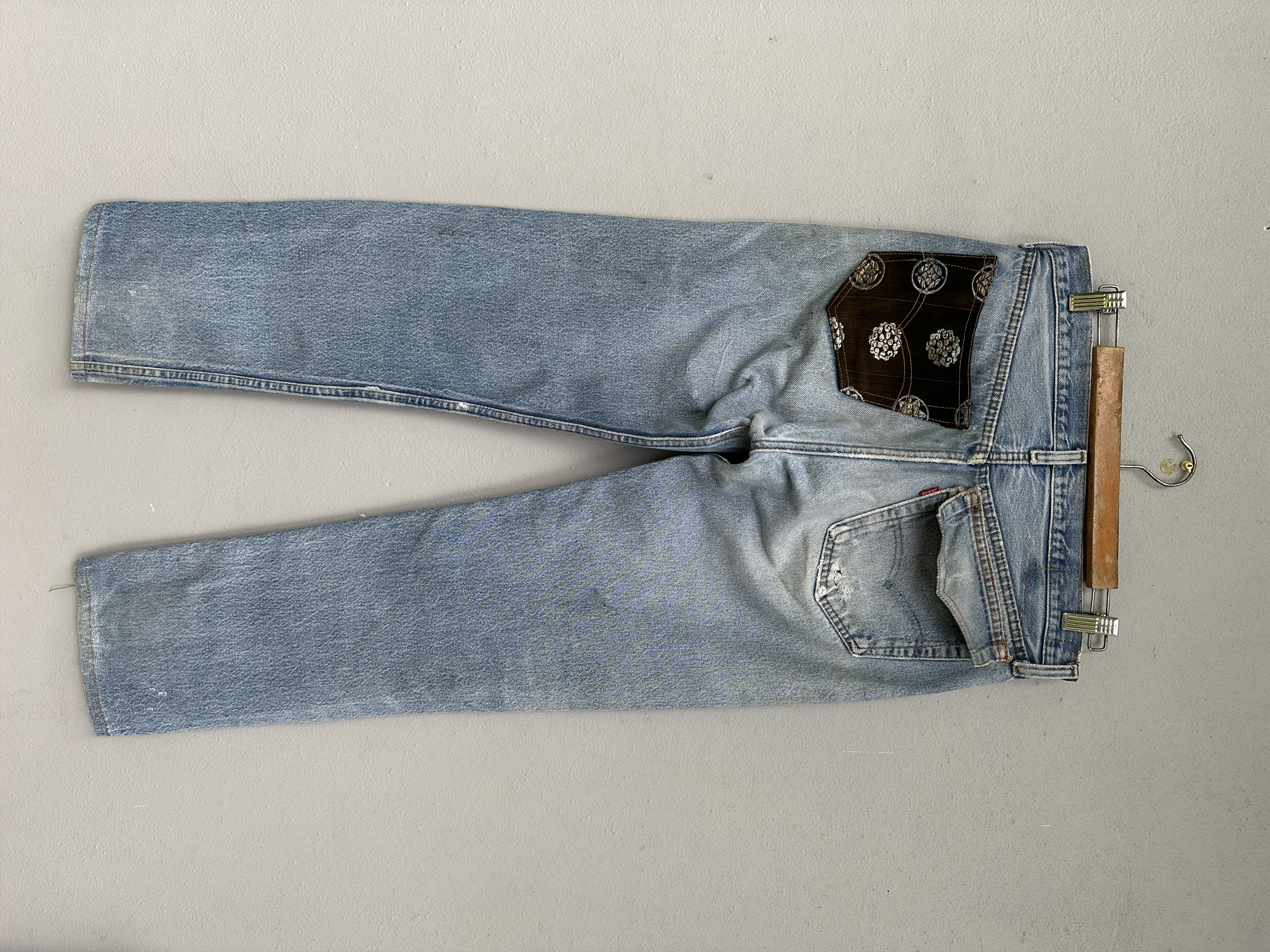 Levi's Vtg Levi’s 501 80s Distressed Rebuild Rip Kurt Cobain Jeans Size US 31 - 6 Thumbnail