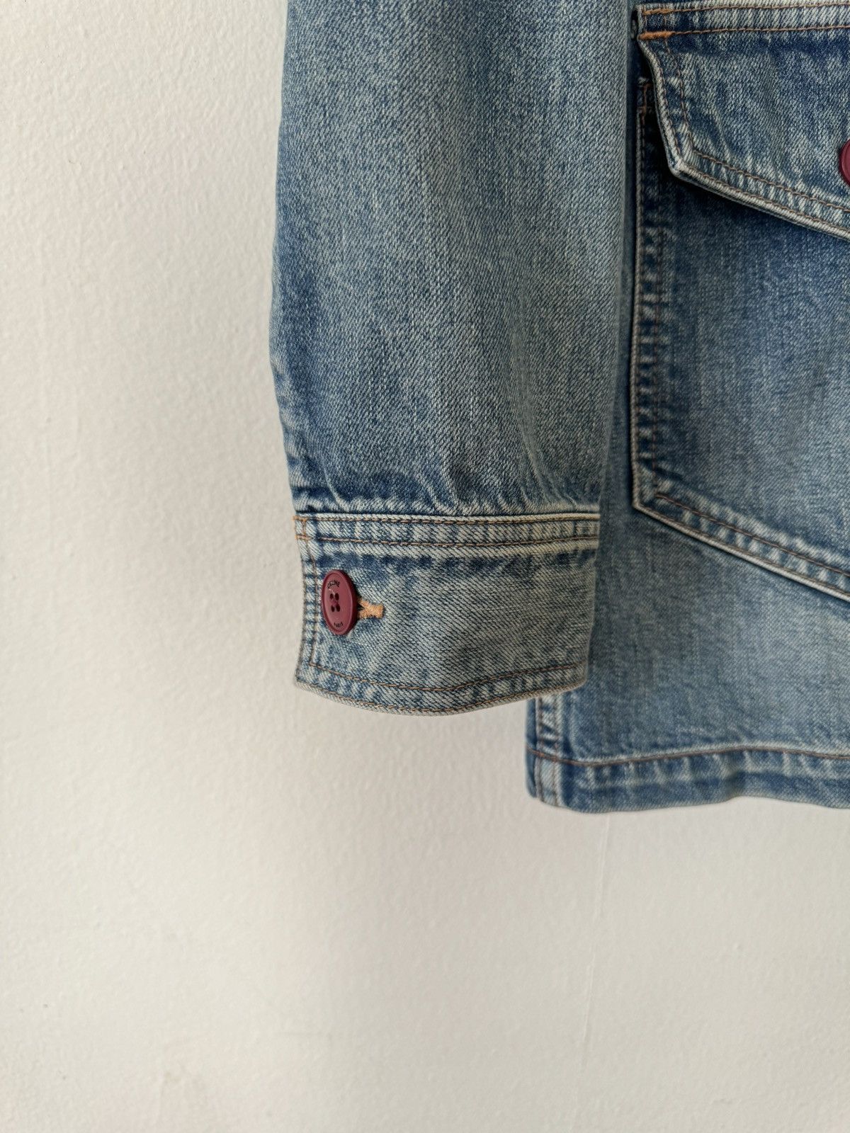 Celine × Hedi Slimane Runway — Celine Safari Denim Jacket Size US S / EU 44-46 / 1 - 6 Thumbnail
