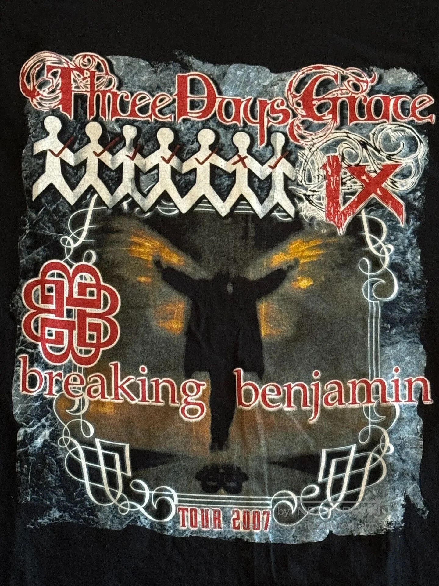 Vintage Vintage Three Days Grace Tee. Size US XL / EU 56 / 4 - 2 Thumbnail