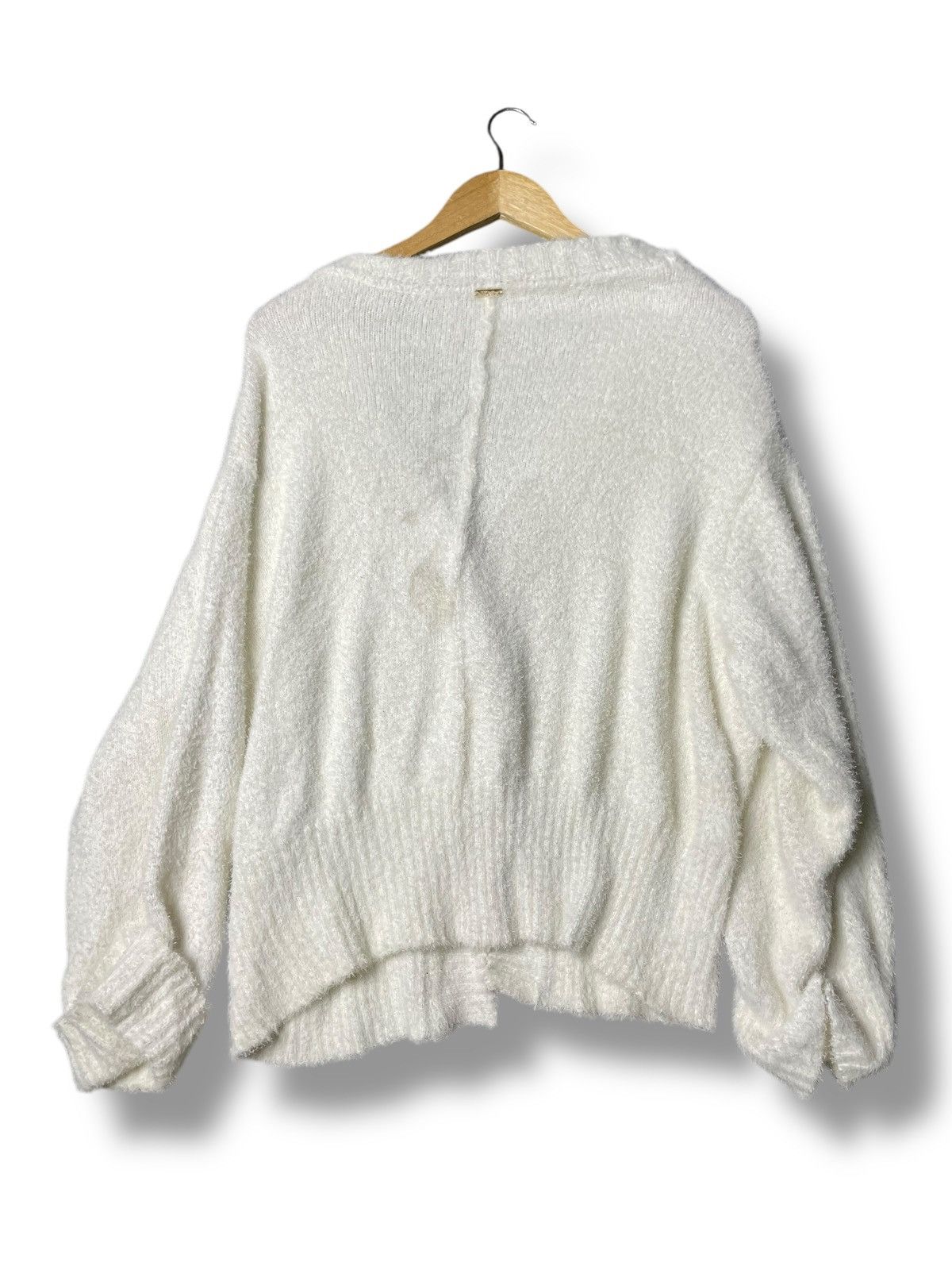 Japanese Brand × Vintage VISAGE Brand Wool Knit Cosy Cardigan (96) Size L / US 10 / IT 46 - 5 Thumbnail