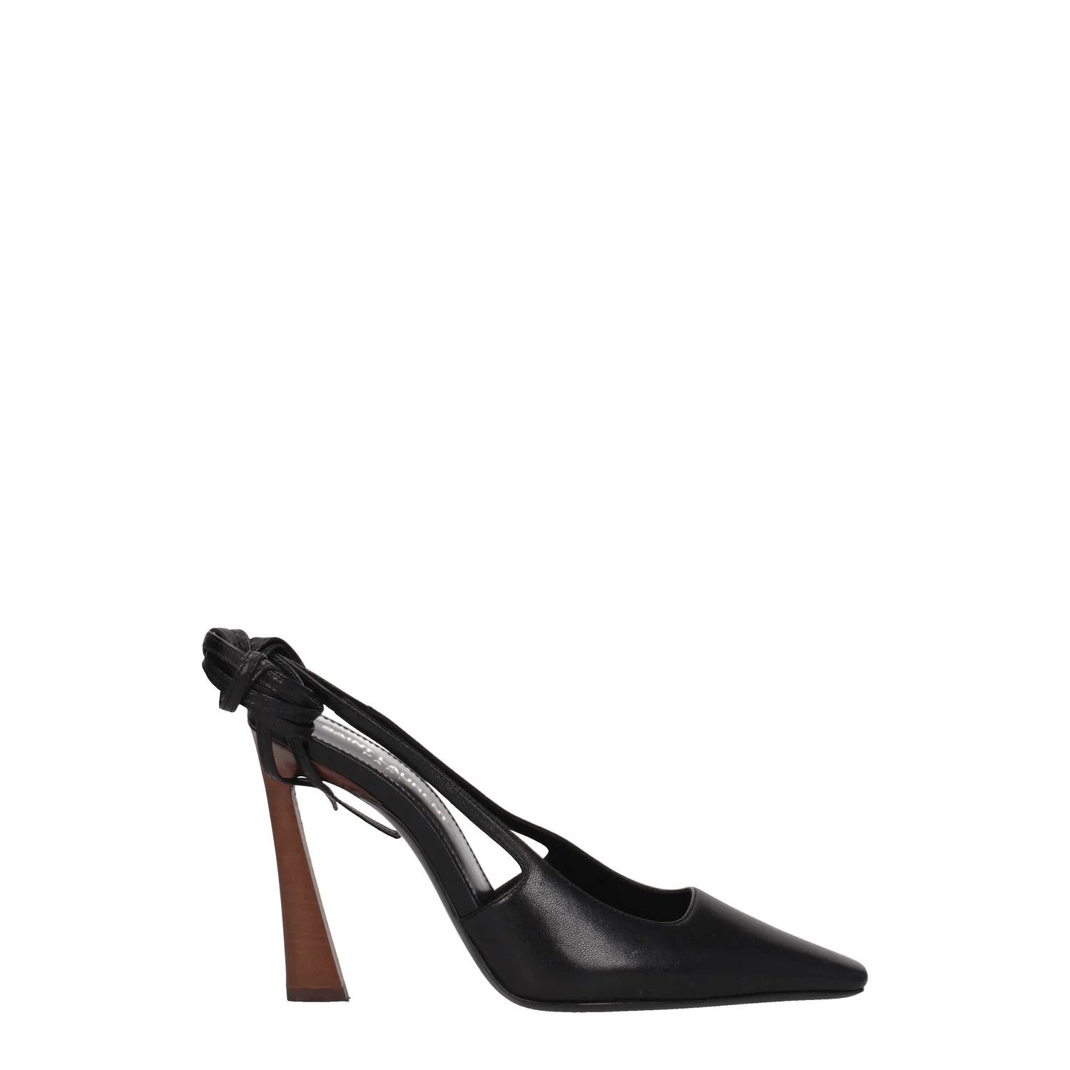 Saint Laurent Paris ob1o1e1124 Leather Sandals in Black Size US 10 / IT 40 - 1 Thumbnail