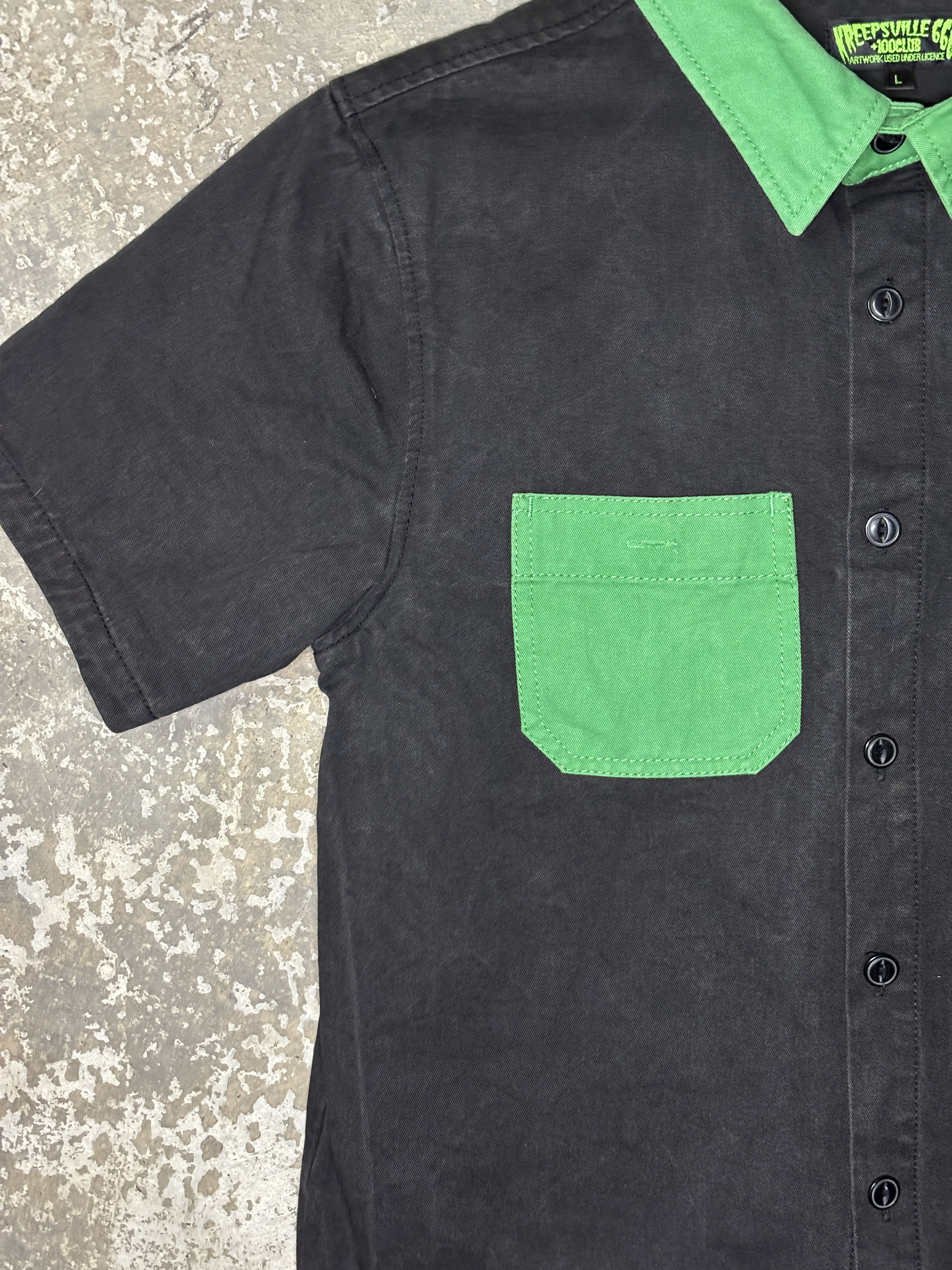 Other Kreepsville Punk Goth Button Up Shirt Size US L / EU 52-54 / 3 - 5 Thumbnail