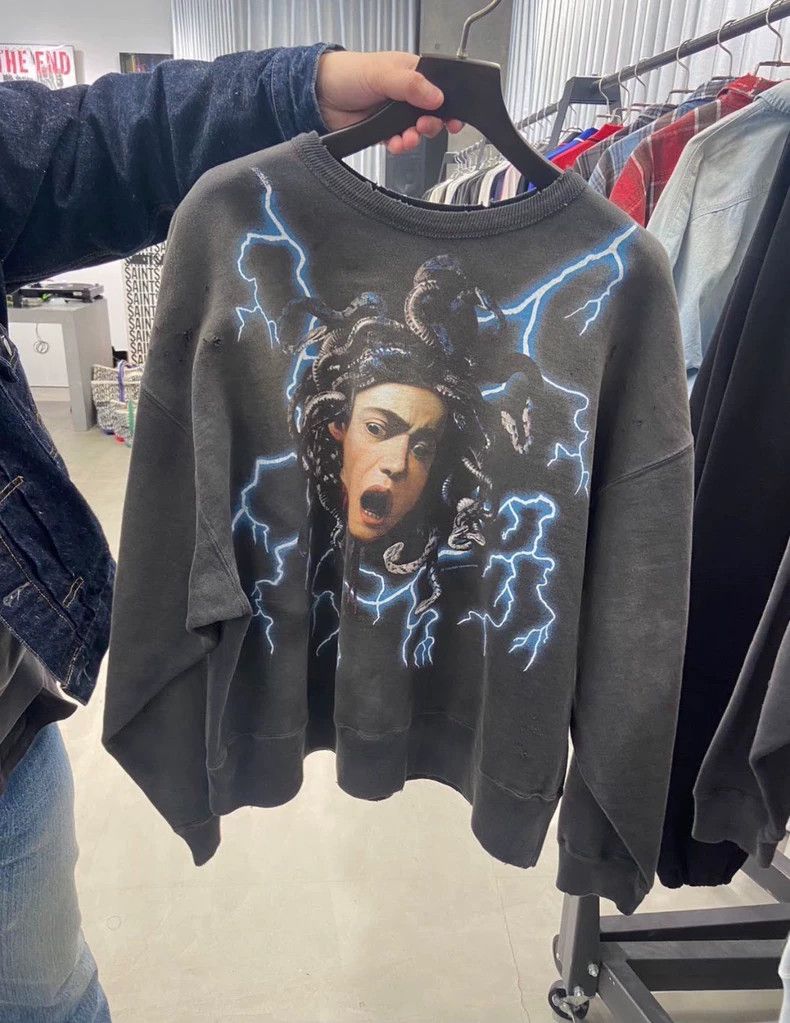 Saint Michael Saint Michael 24aw Medusa Hoodie 2502-Nextarrow Size US XL / EU 56 / 4 - 1 Thumbnail
