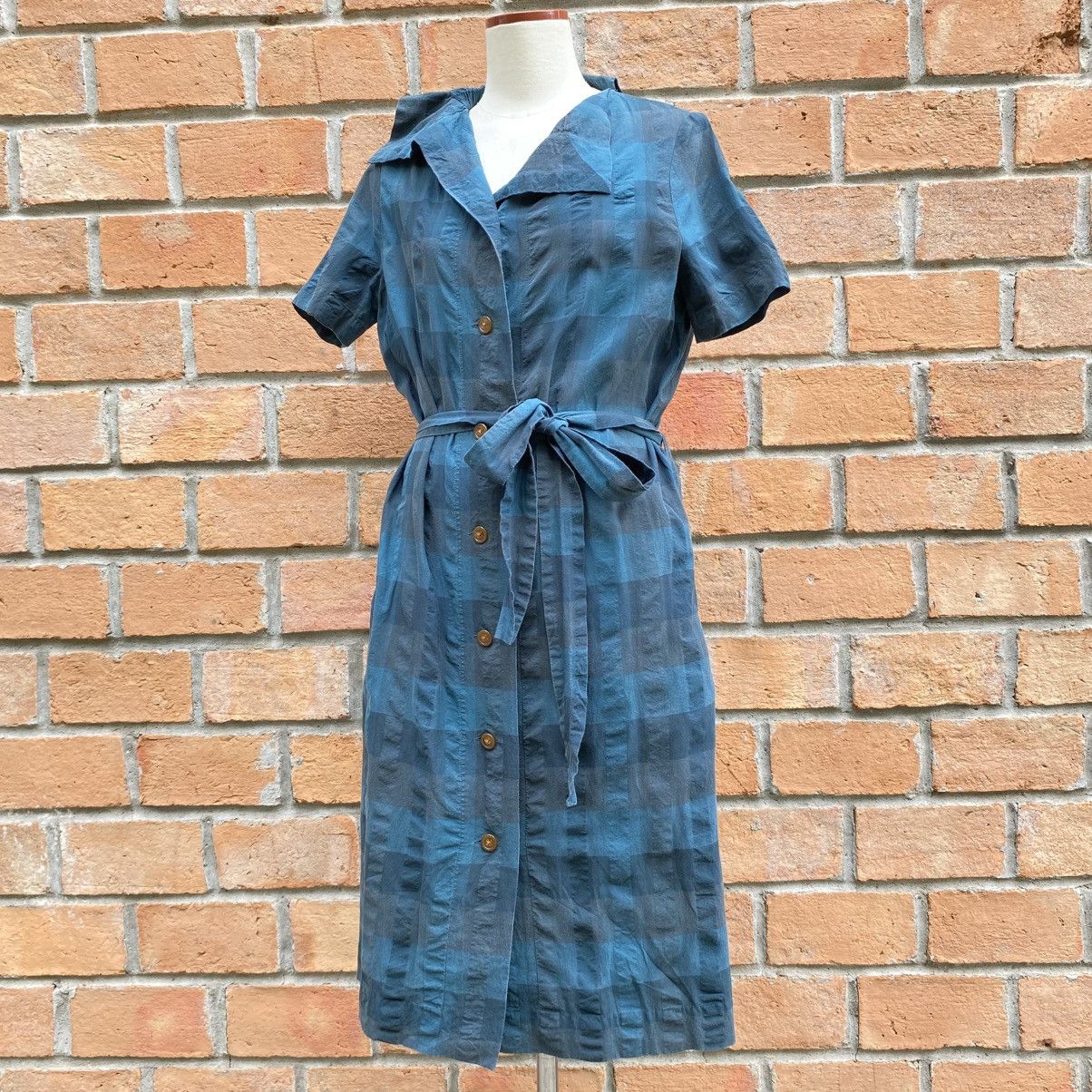 Vivienne Westwood Vivienne Westwood Green Pleated Check Dress with Waist Tie Size XS / US 0-2 / IT 36-38 - 4 Thumbnail
