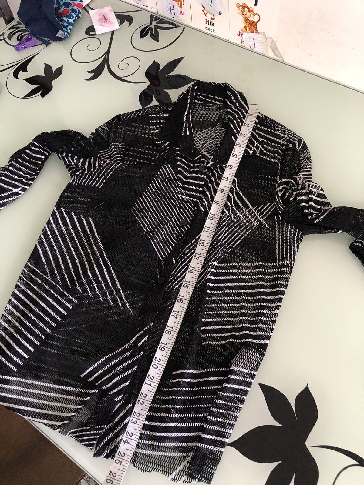 Japanese Brand Issey Miyake Design Program Transparent Button Up Shirt Size XS / US 0-2 / IT 36-38 - 13 Thumbnail
