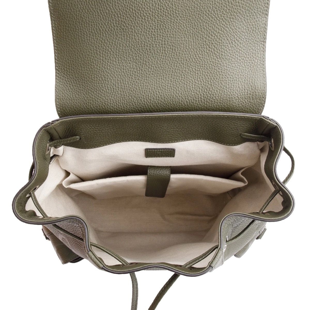 Gucci GUCCI Green Jumbo GG Calfskin Leather Backpack Size ONE SIZE - 5 Thumbnail
