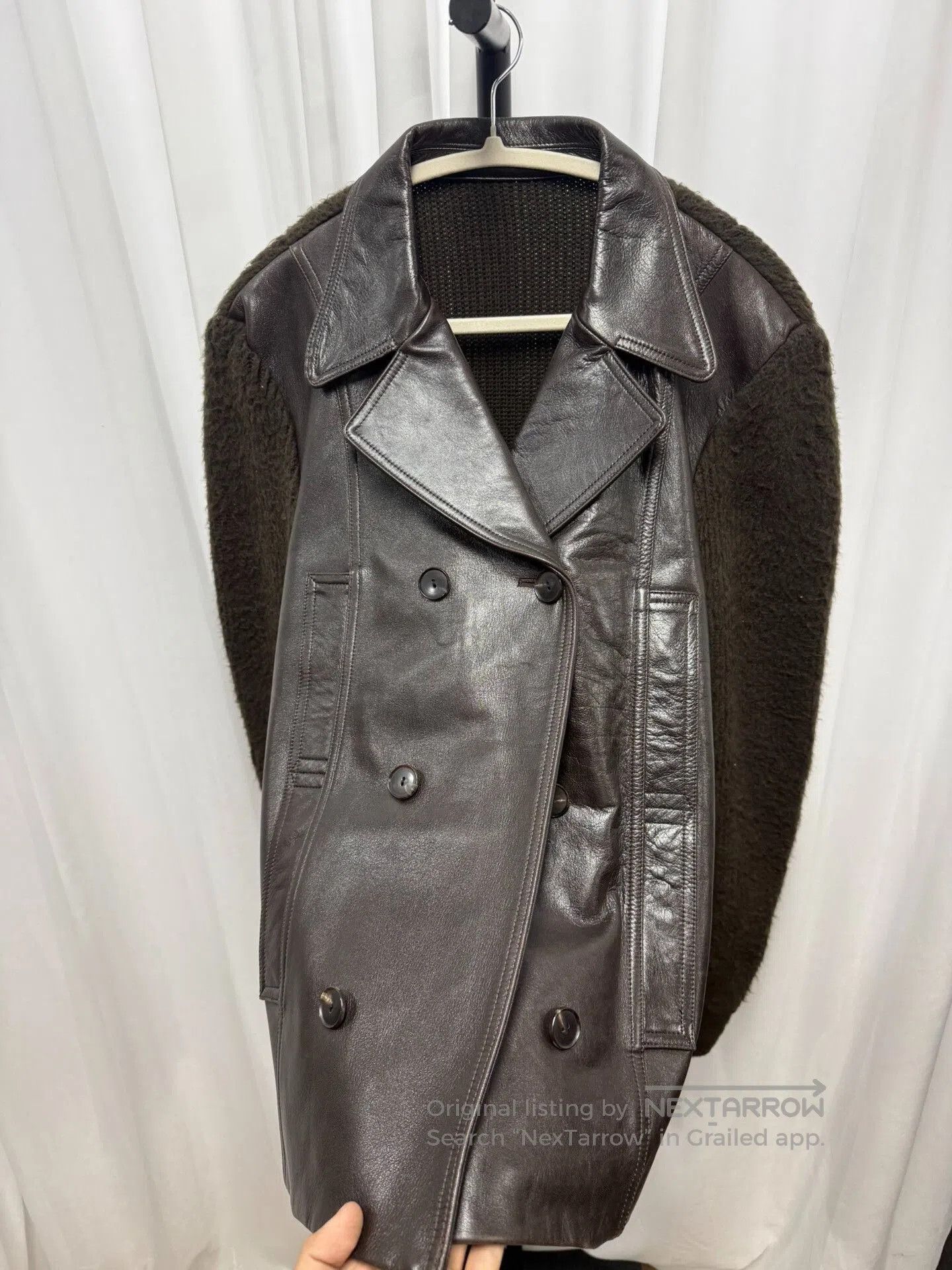 Number (N)ine Number (N)ine 03AW Leather Blazer. Size US L / EU 52-54 / 3 - 3 Thumbnail
