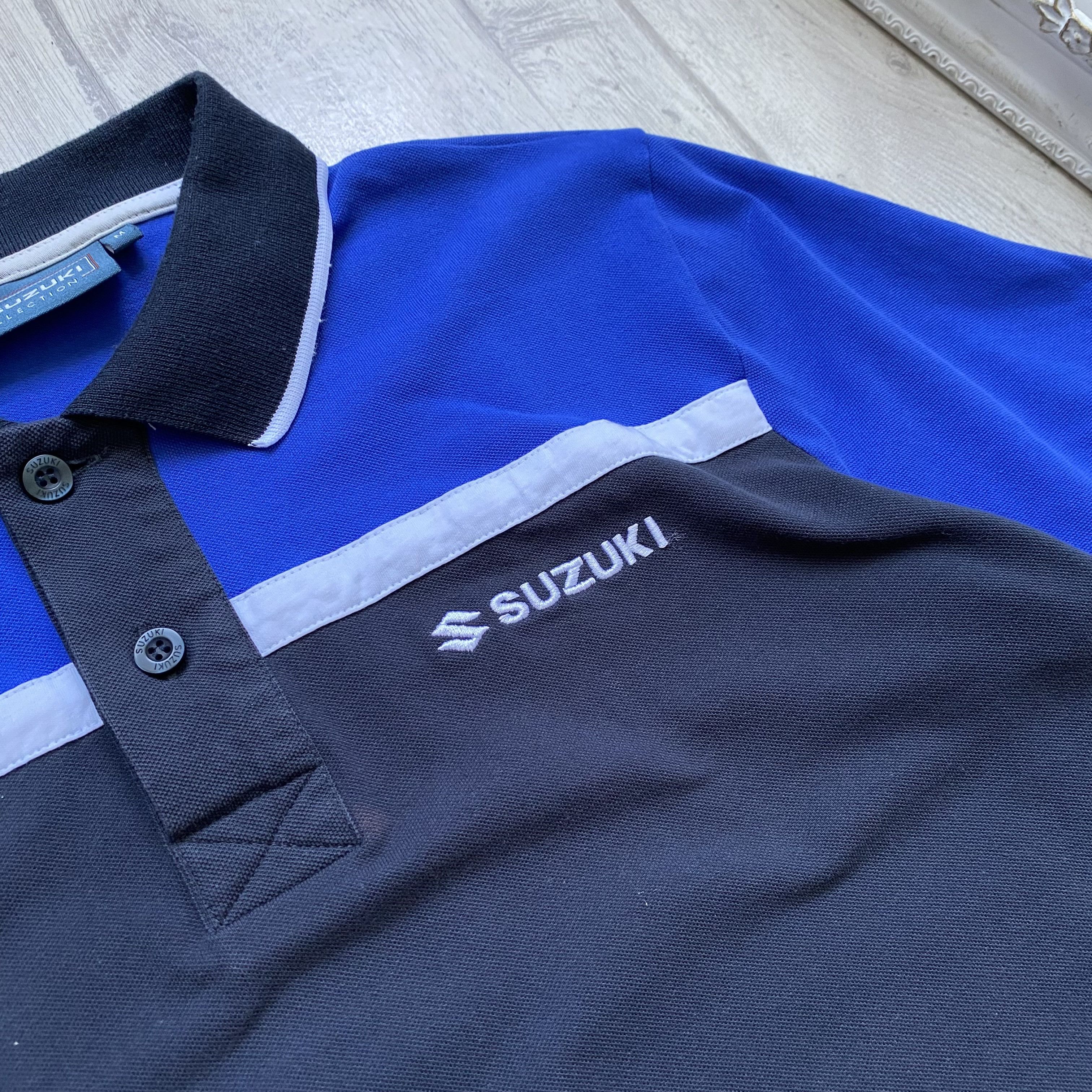 Nike 🏍️ Vintage 00s Suzuki racing team polo tee ferrari vodafon Size US M / EU 48-50 / 2 - 6 Thumbnail