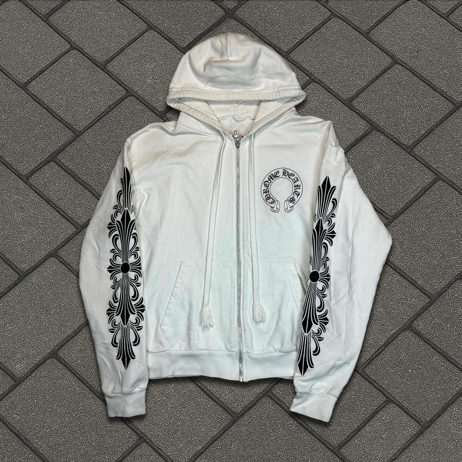 Chrome Hearts Horseshoe Zip Up Hoodie | Grailed