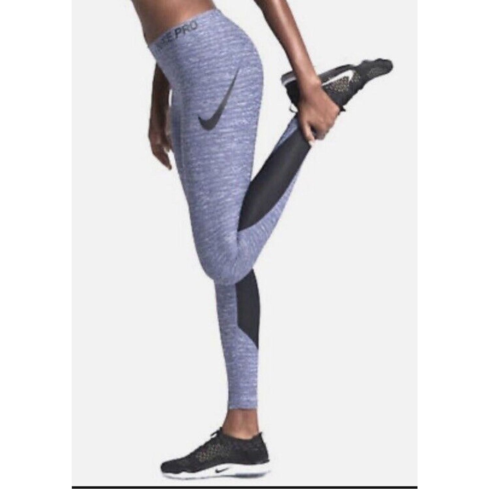 Nike Nike Pro | Tight Fit Training Tights XS Full Length Size 26" / US 2 / IT 38 - 1 Thumbnail