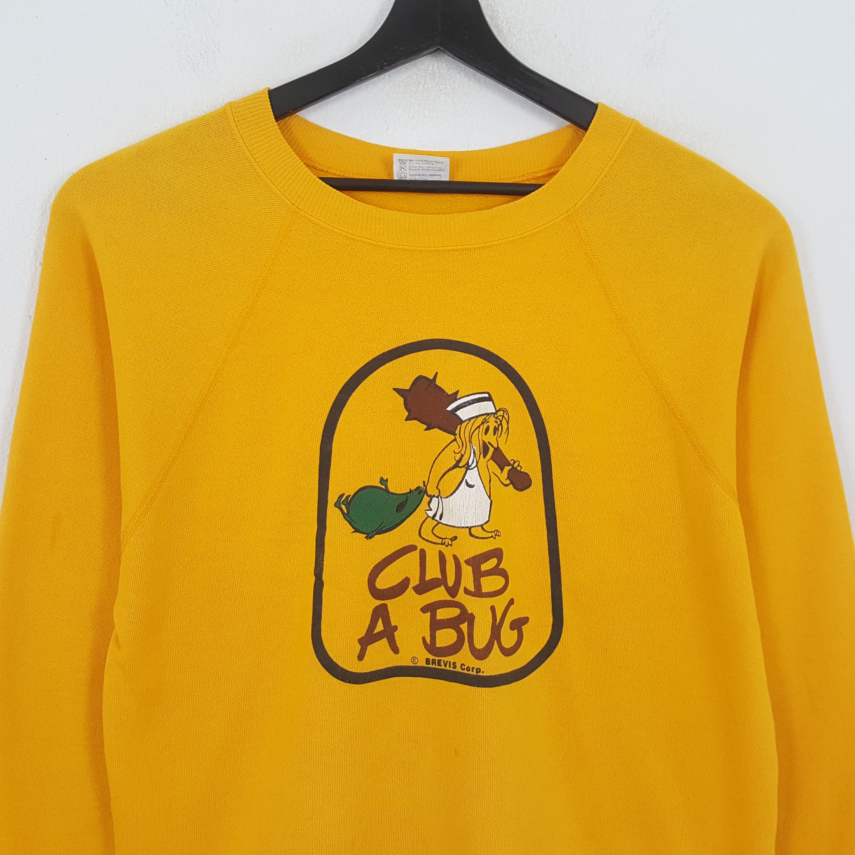 Cartoon Network × Vintage CLUB A BUUG Streetwear Style Sweatshirt Size US M / EU 48-50 / 2 - 2 Thumbnail