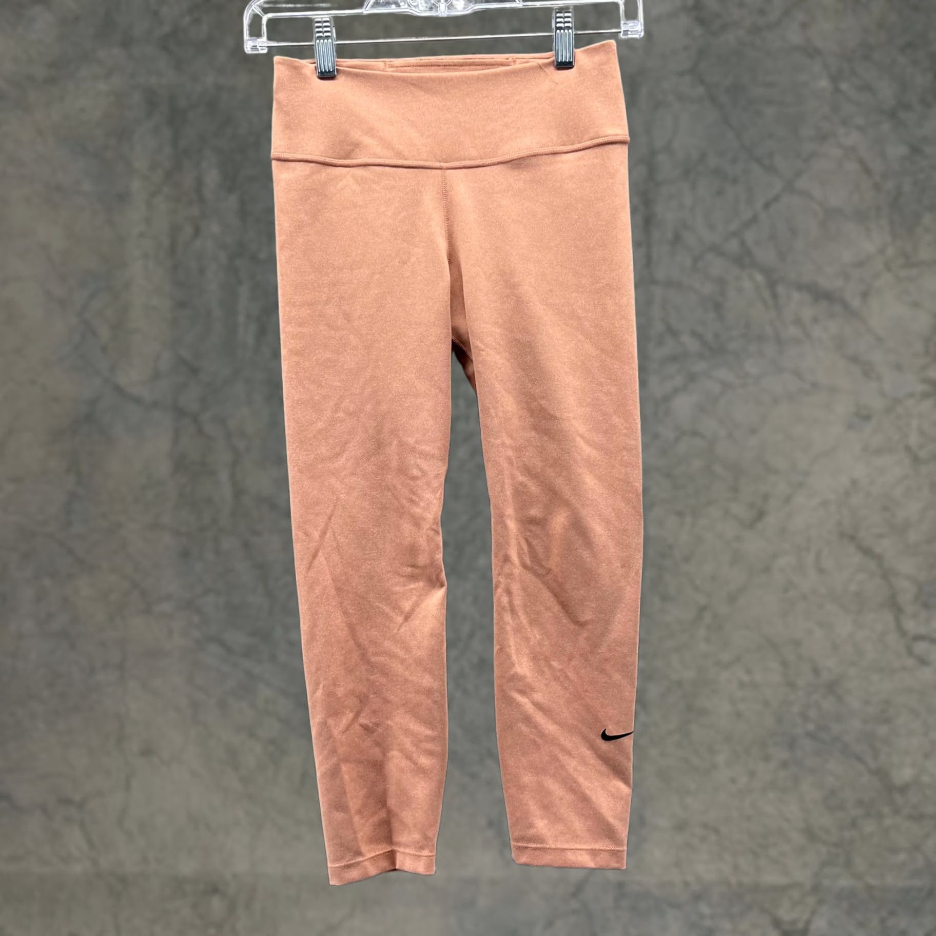 Nike Nike Dri-FIT Pants Women S Orange Athletic Fit Skinny Inseam 20 in Pockets Size 28" / US 6 / IT 42 - 1 Thumbnail