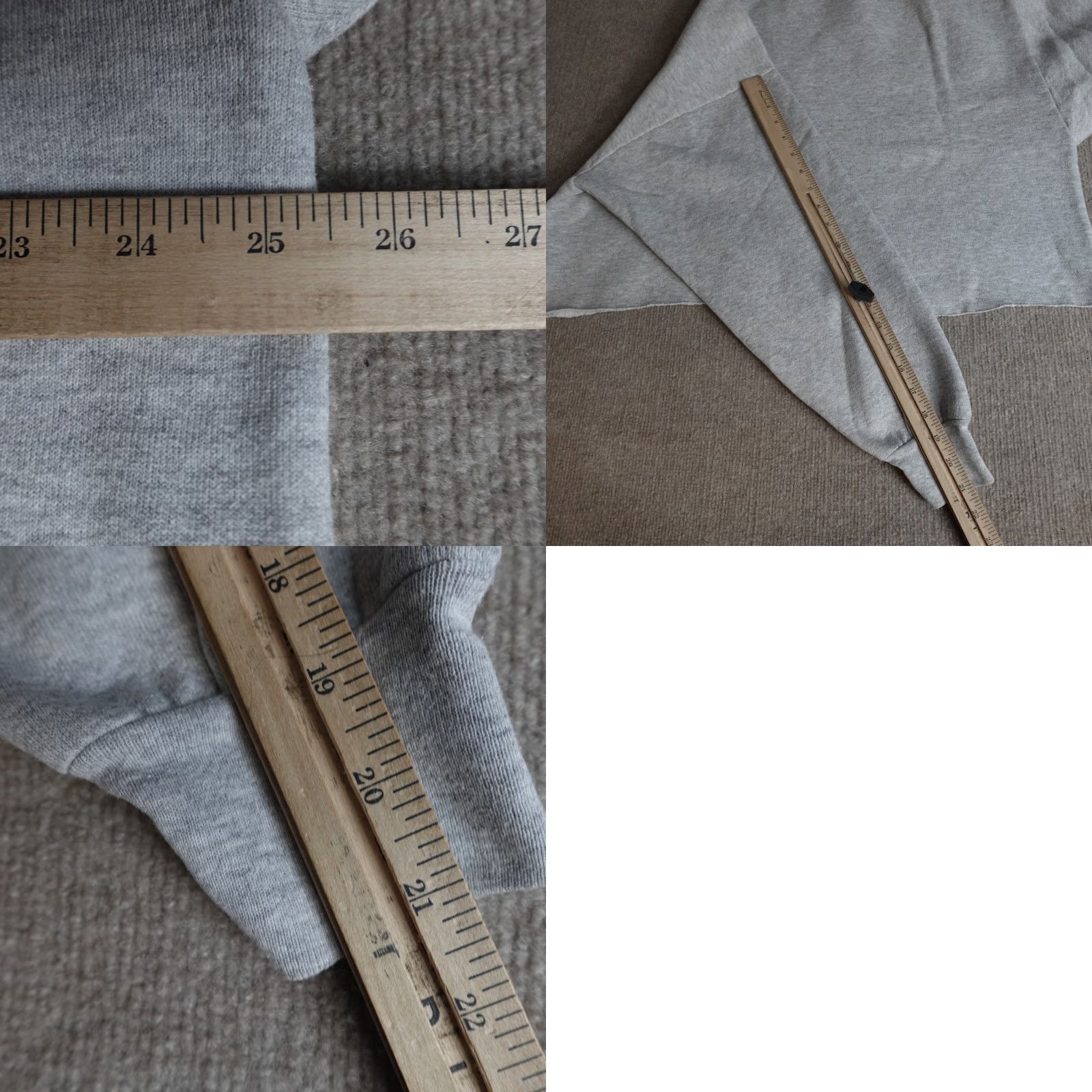 Vintage VINTAGE American Vintage Womens Sweatshirt XL Gray Alabama Crimson Tide Cropped Made in USA Size XL / US 12-14 / IT 48-50 - 8 Thumbnail