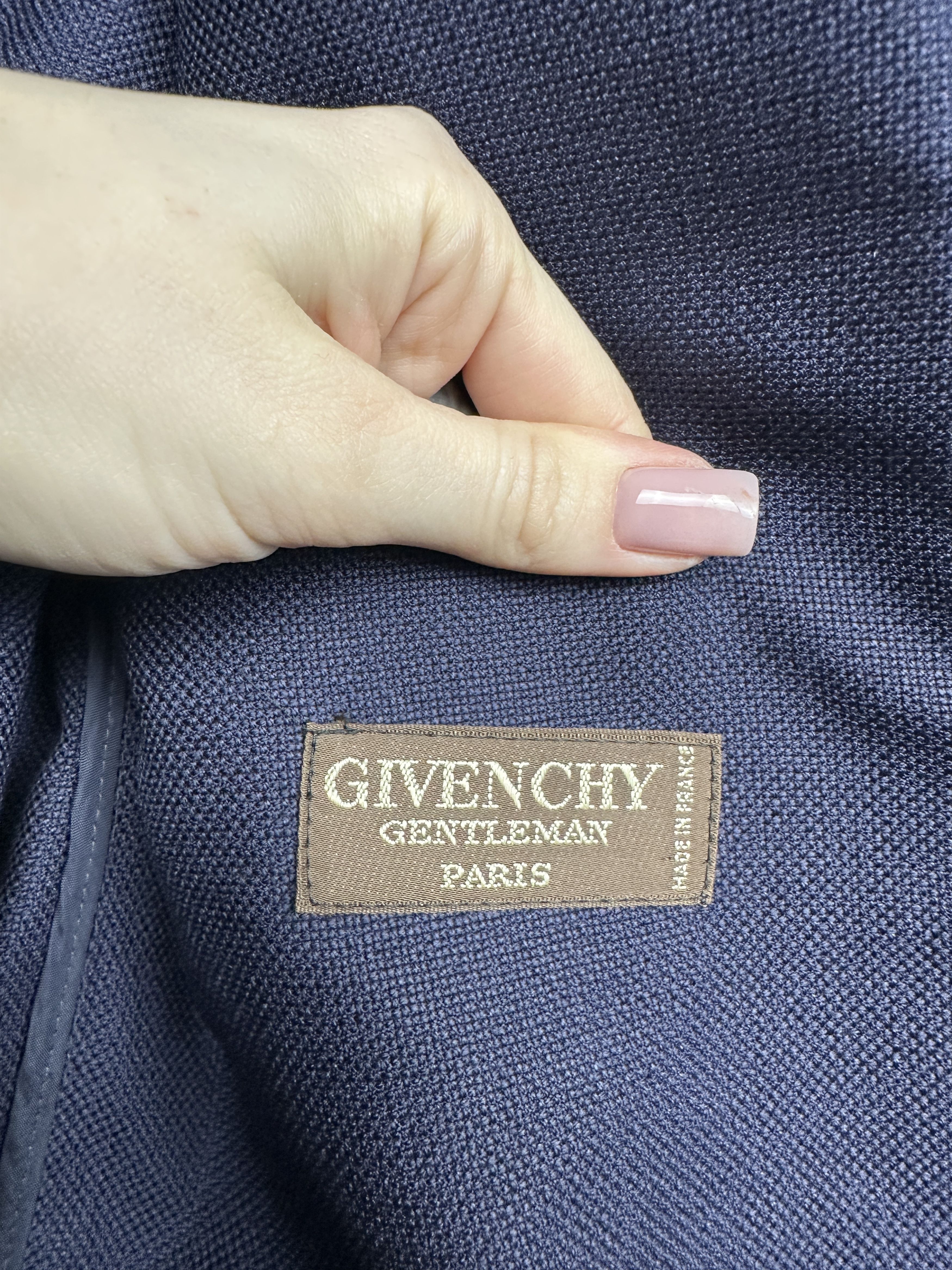 Givenchy Givenchy Gentleman Paris Vintage Mens Wool Blazer Jacket Size US L / EU 52-54 / 3 - 4 Thumbnail