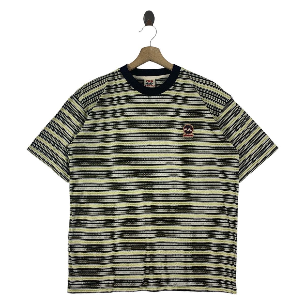 Billabong × Vintage Vintage BILLABONG stripe small logo Surfing tee Size US L / EU 52-54 / 3 - 1 Thumbnail