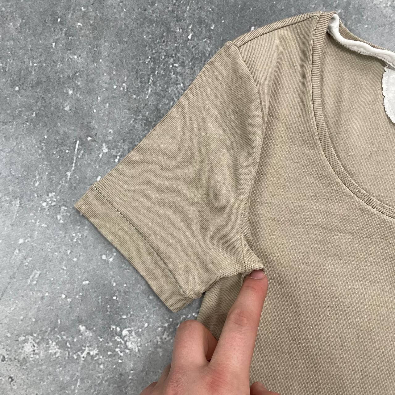 Other Lorena Antoniazzi Scoop Neck T Shirt Women’s Beige Size 44 Size M / US 6-8 / IT 42-44 - 11 Thumbnail