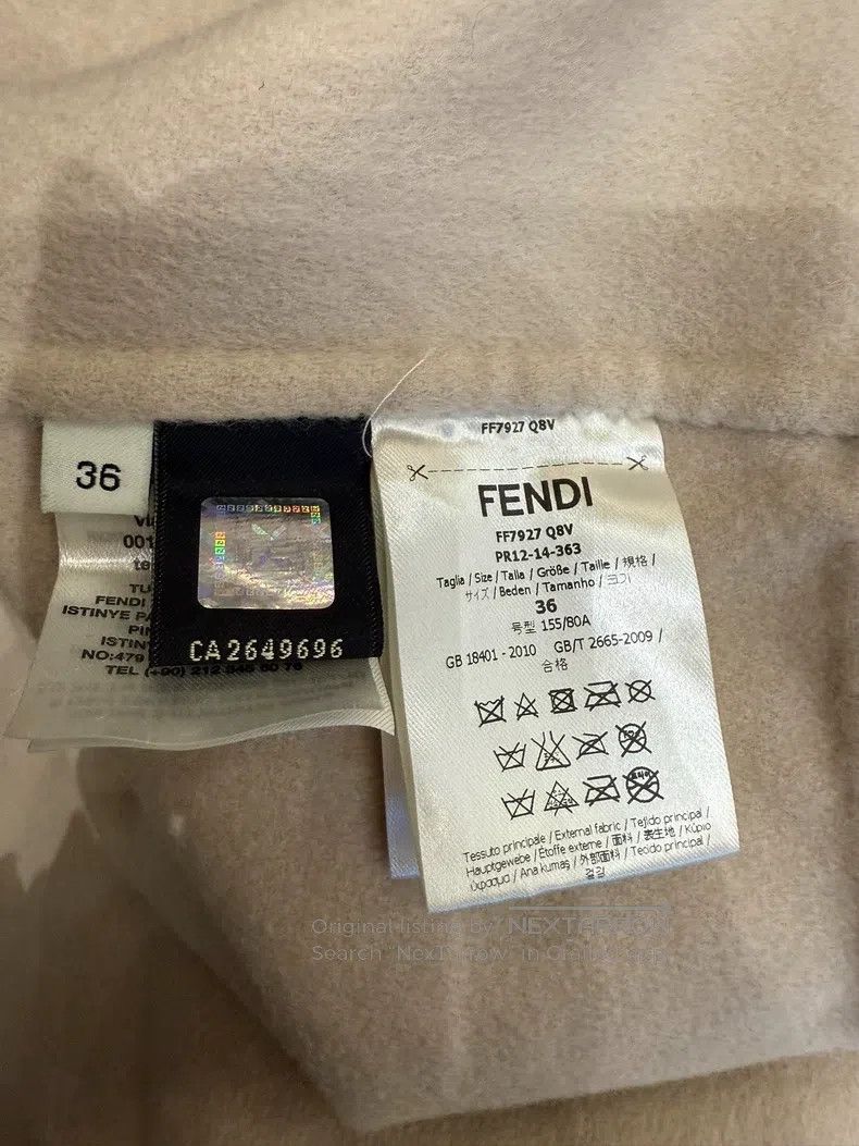Fendi Fendi Wool blend coat Size XXS / US 00 / IT 34 - 6 Thumbnail