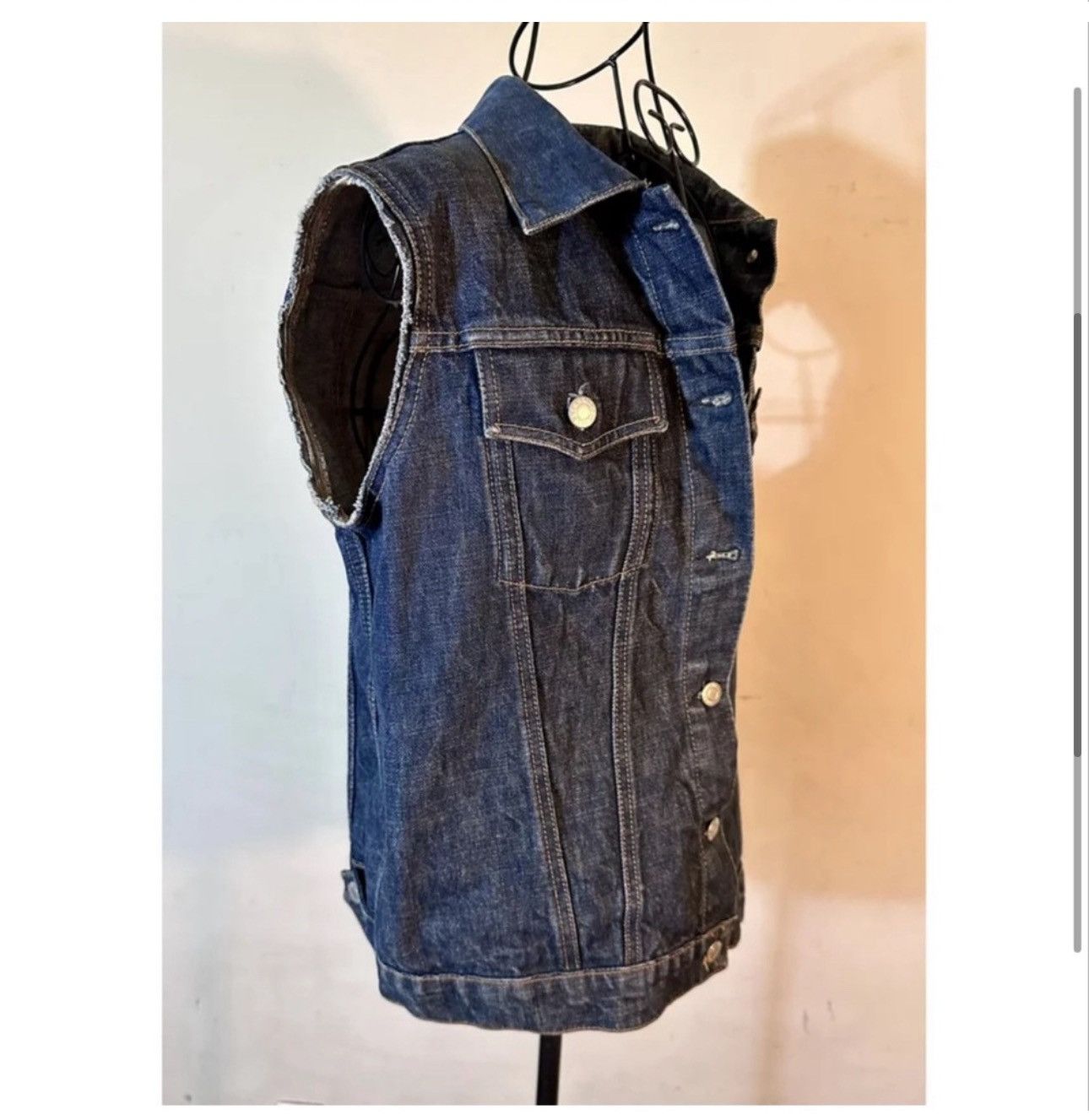 Helmut Lang Helmut Lang vintage denim vest from FW ‘99 Size M / US 6-8 / IT 42-44 - 3 Thumbnail