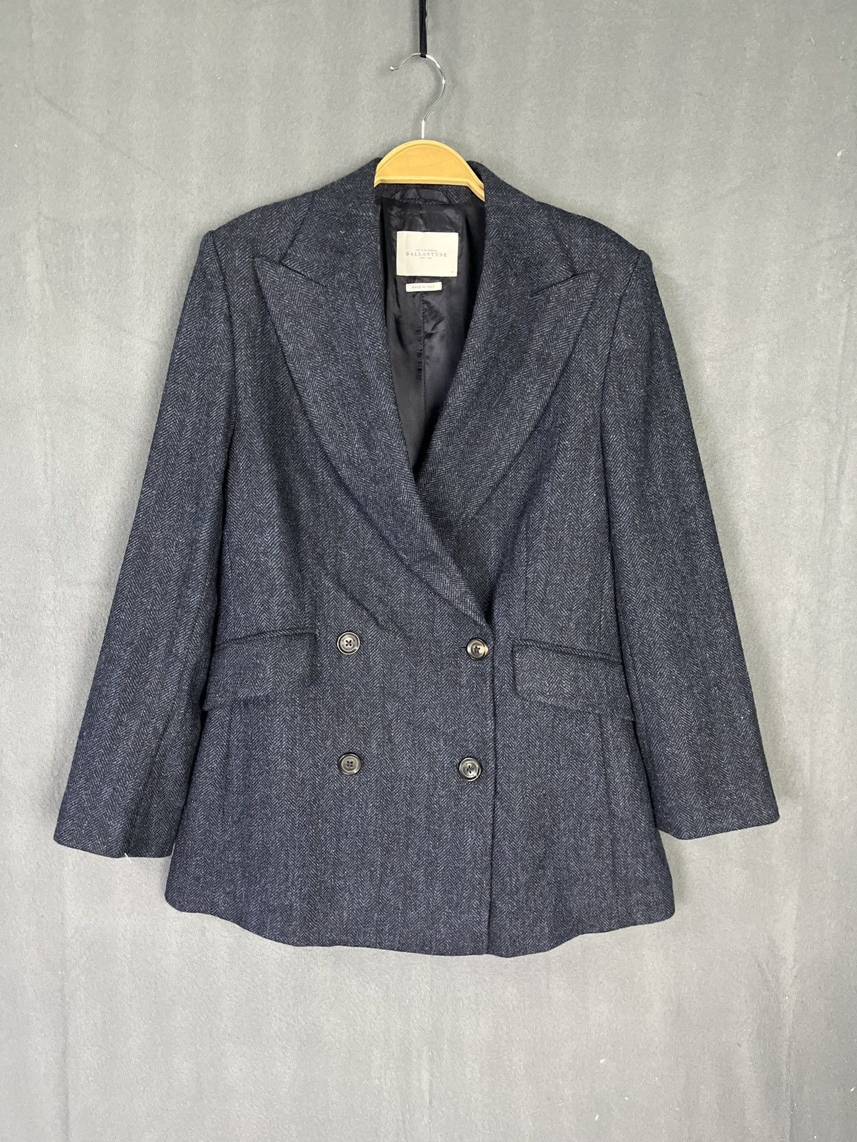 Ballantyne 🔥Last Drop🔥 Ballantyne Herringbone Blazer Made in Italy Size 40R - 1 Thumbnail