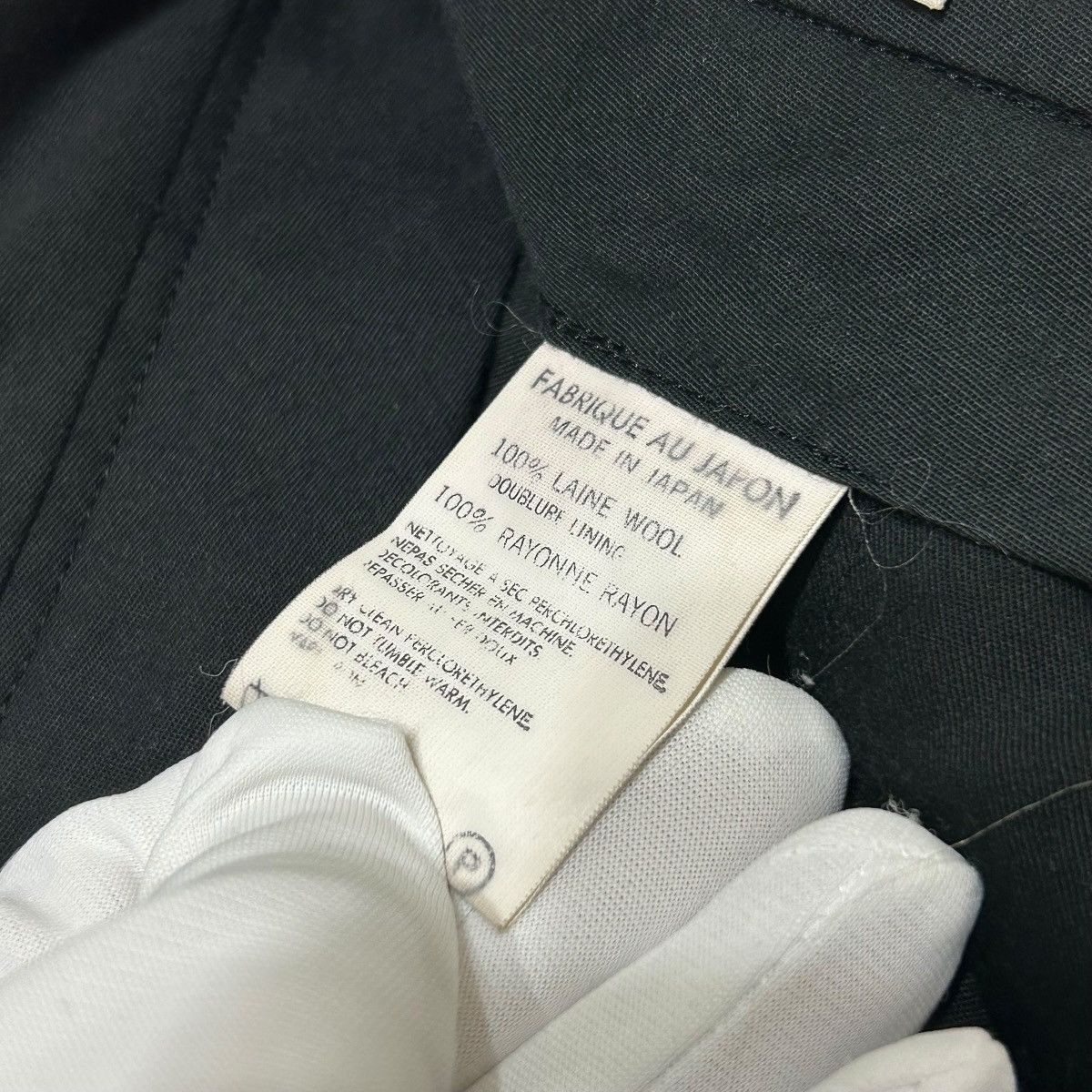 Yohji Yamamoto 636 90s Y's for men Yohji Yamamoto wool slacks pants archive Size US 31 - 6 Thumbnail
