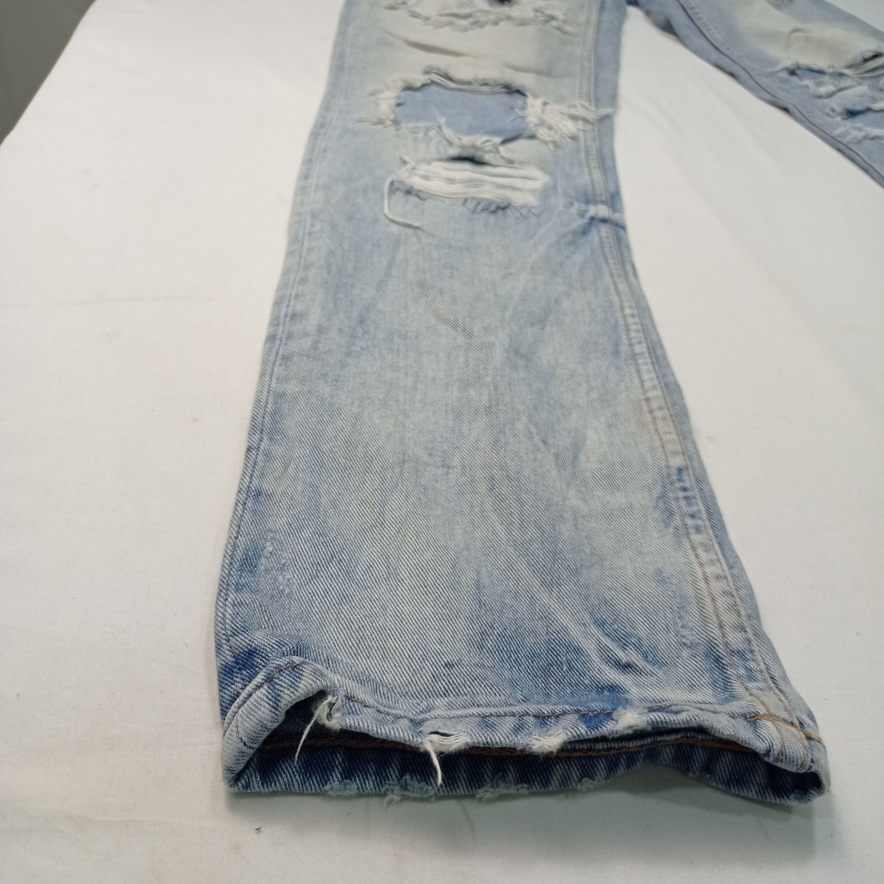 Zara 🔥Zara Faded Distressed Jeans Pants Size US 31 - 11 Thumbnail