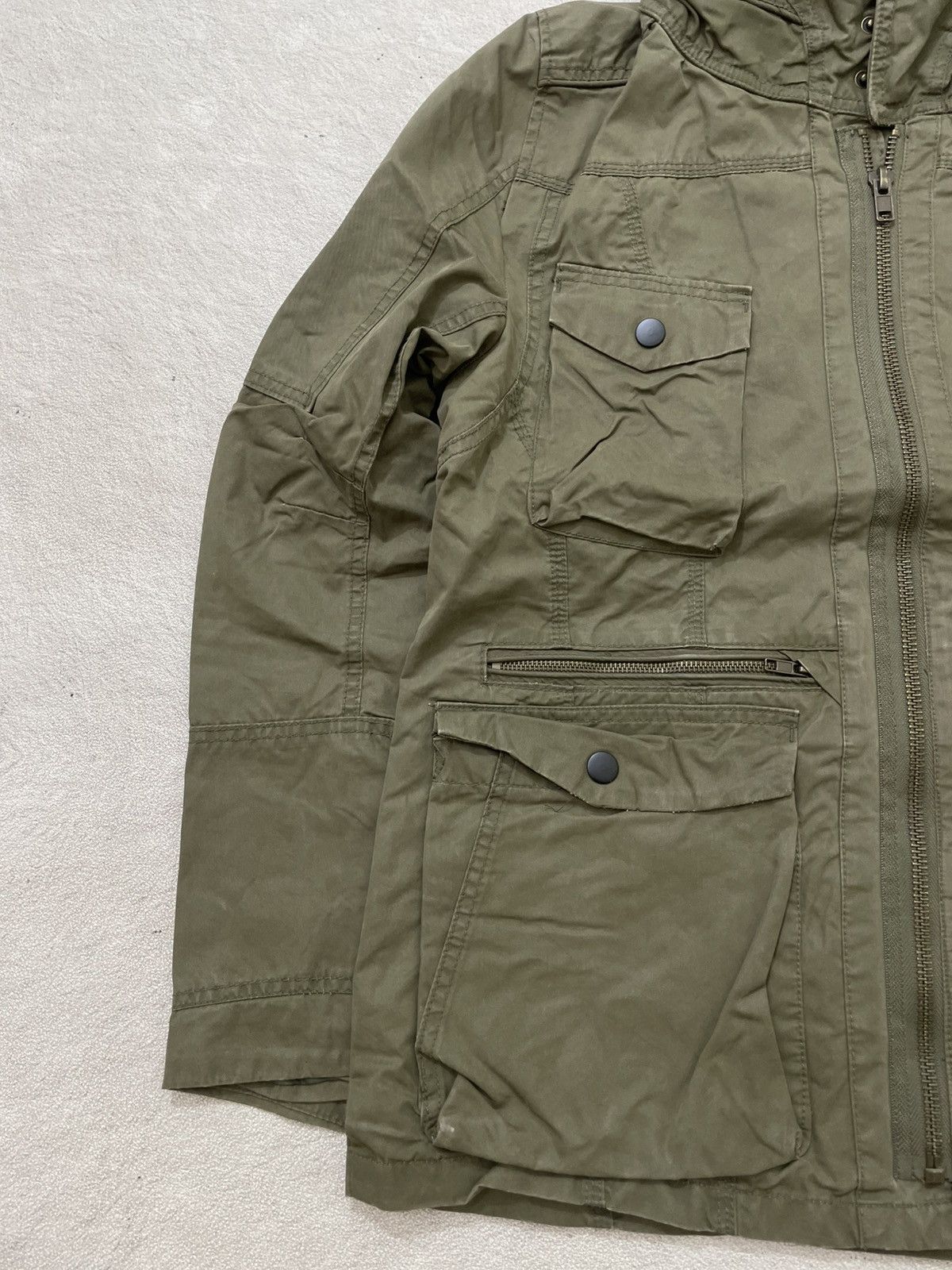 Alpha Industries 2000s Archival Military Jacket Utility Ifsix LGB Gorpcore Size US L / EU 52-54 / 3 - 3 Thumbnail