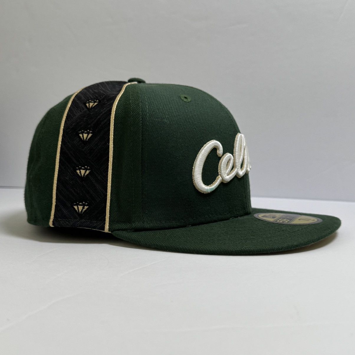 New Era Boston Celtics City Edition New Era 59FIFTY Hat 7 1/8 Green Size ONE SIZE - 5 Thumbnail
