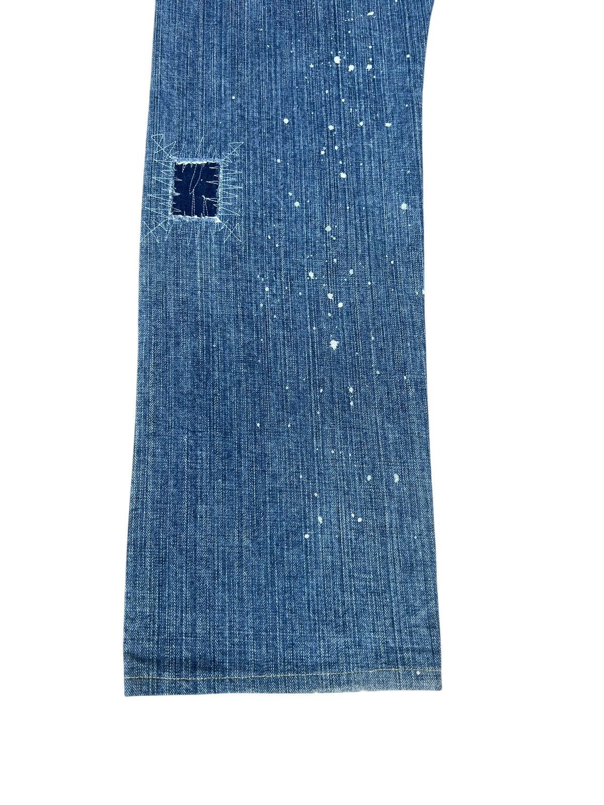 Global Work Global Work Painter Distressed Patchwork Denim Jeans Size US 34 / EU 50 - 15 Thumbnail
