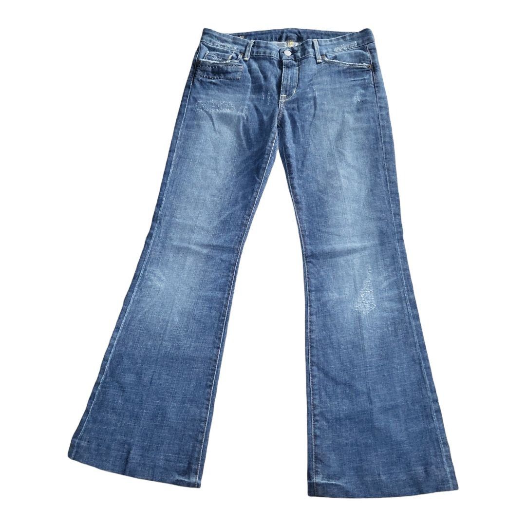 Citizens Of Humanity Citizens of Humanity Faye 003 Jeans Women Sz 31 Low Rise Fla Size 31" - 6 Thumbnail