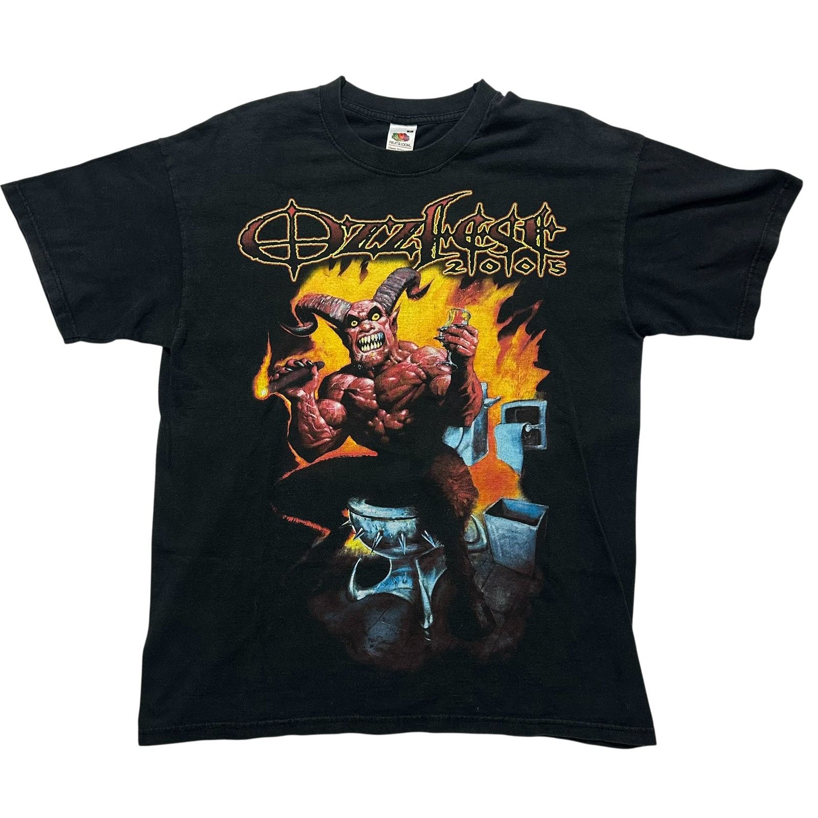 Fruit Of The Loom Vtg Ozzfest 2005 Tour T-Shirt Black Sabbath Ozzy M Size US M / EU 48-50 / 2 - 1 Thumbnail