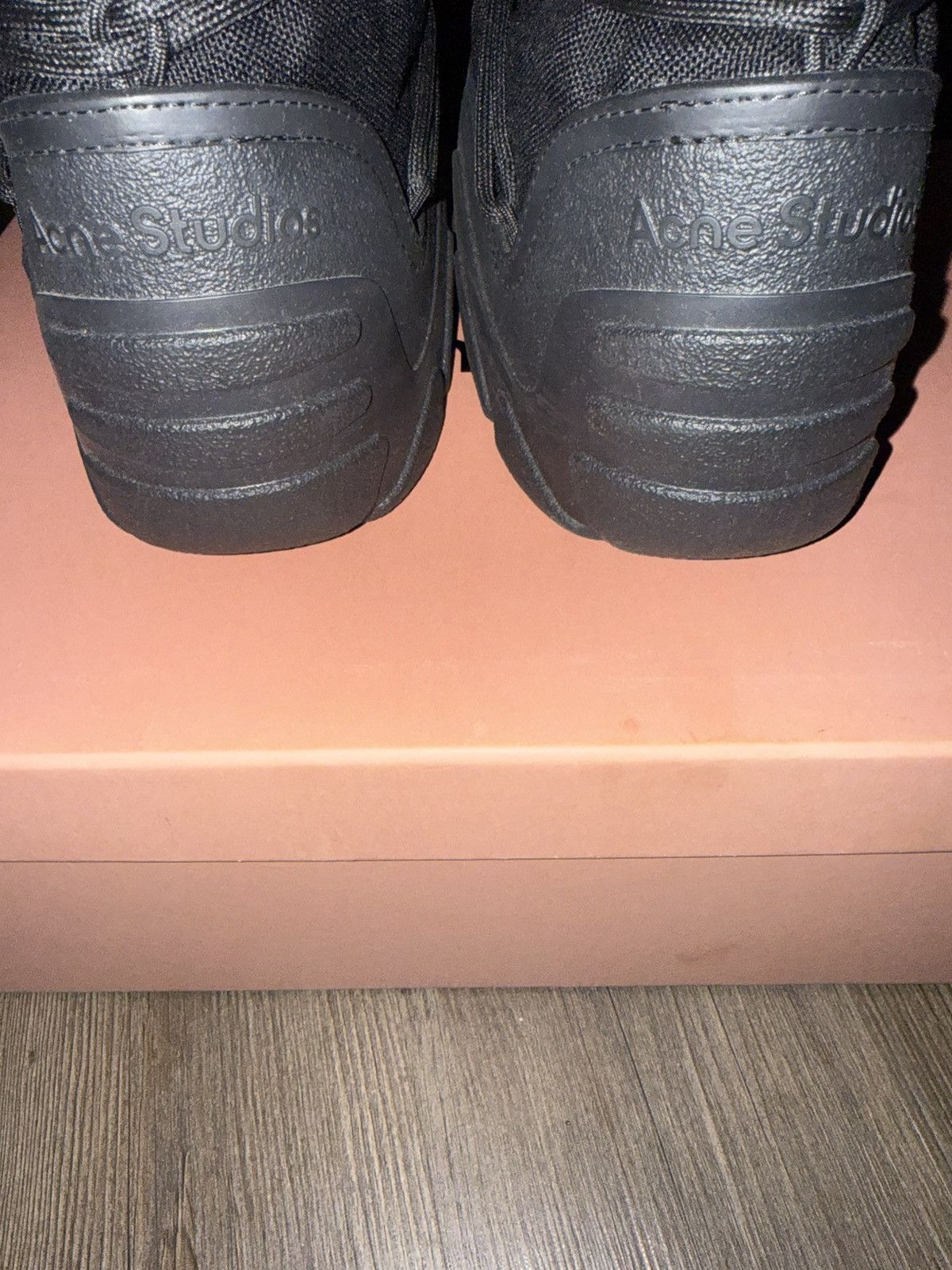 Acne Studios Acne Studios Telde Rubber-Trimmed Shell Snow Boots (Black) Size US 11 / EU 44 - 5 Thumbnail