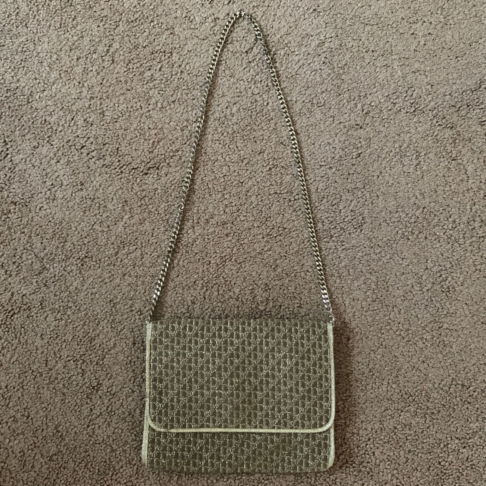 Dior Christian Dior trotter oblique light gold and champagne bag Size ONE SIZE - 1 Thumbnail