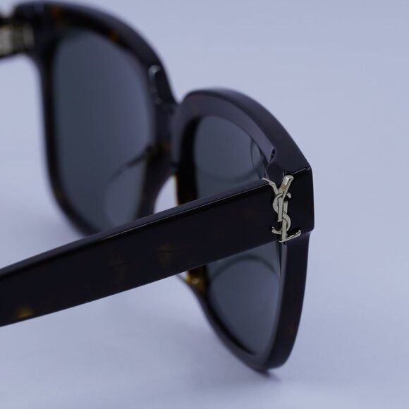 Saint Laurent Paris Saint Laurent SL M40/FN 004 Sunglasses Havana Square Frame Size ONE SIZE - 6 Thumbnail