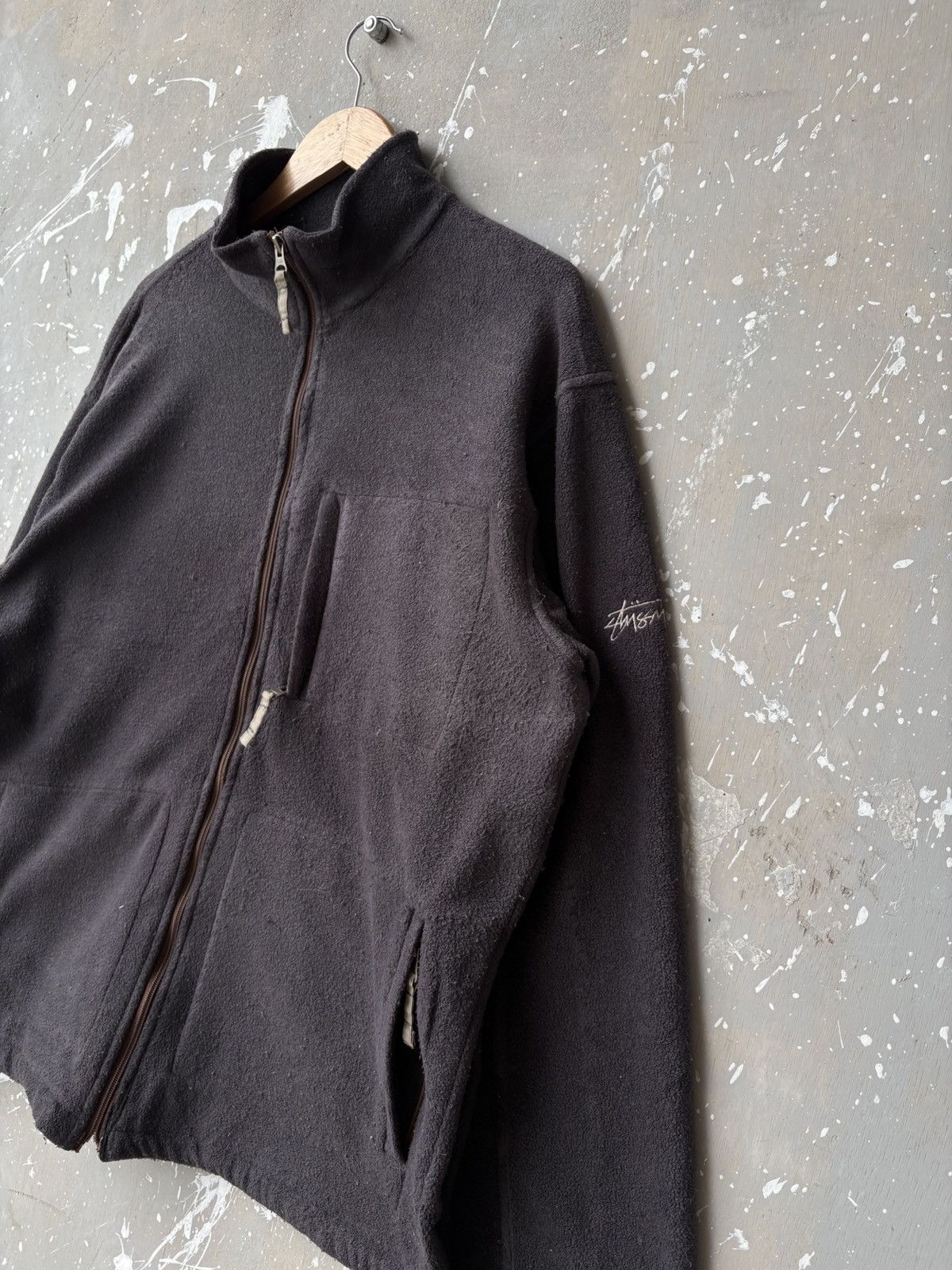Stussy Vintage Stussy Fleece Jacket‼️Retro Stussy Outerwea Essential Size US L / EU 52-54 / 3 - 2 Thumbnail