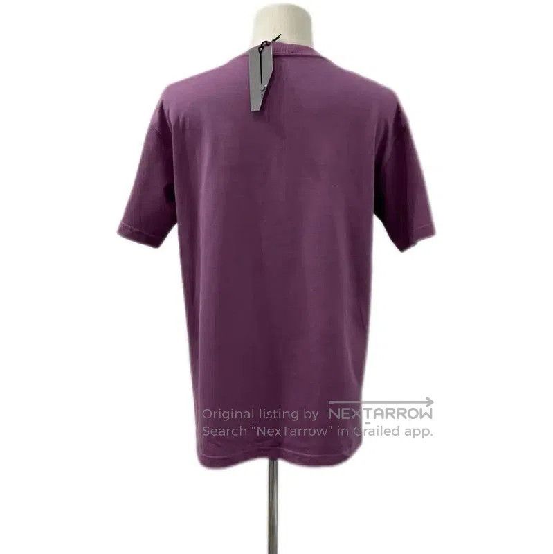 Dior Dior Men's Purple Logo Embroidered T-Shirt . Size US S / EU 44-46 / 1 - 2 Thumbnail