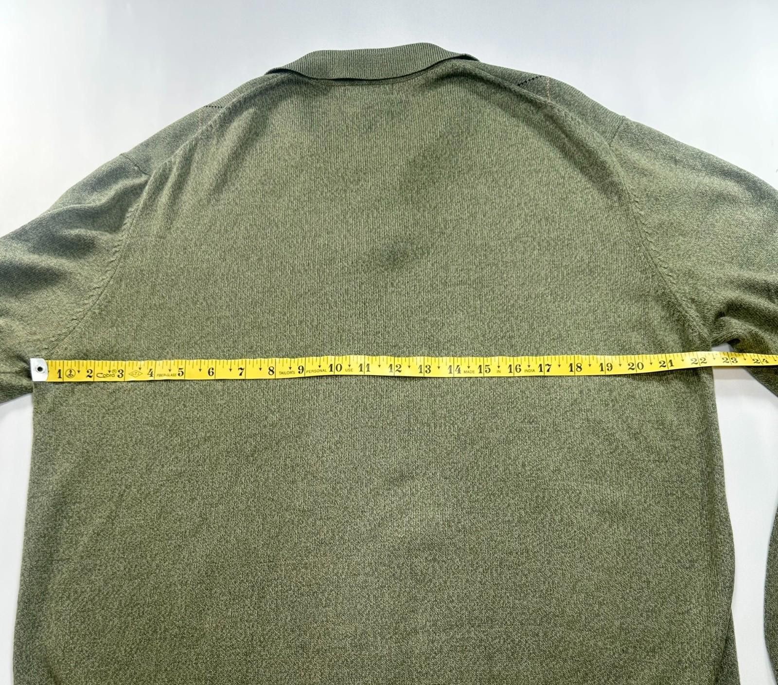 Dockers Dockers Acrylic 1/4 Button Argyle Sweater Green Mens M Size US M / EU 48-50 / 2 - 5 Thumbnail
