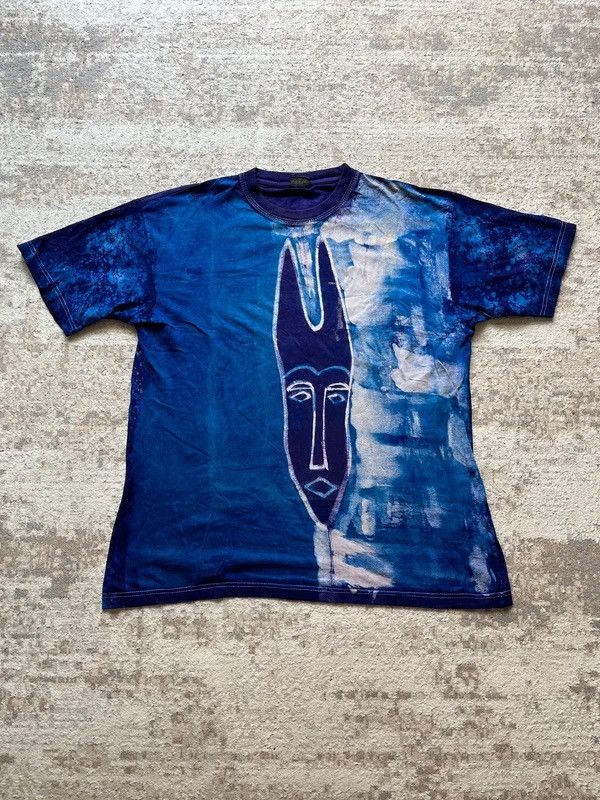 Other Plus Sz M Vintage 90s Hand Screen Print Aztec Tye Die Rare Size US M / EU 48-50 / 2 - 11 Thumbnail