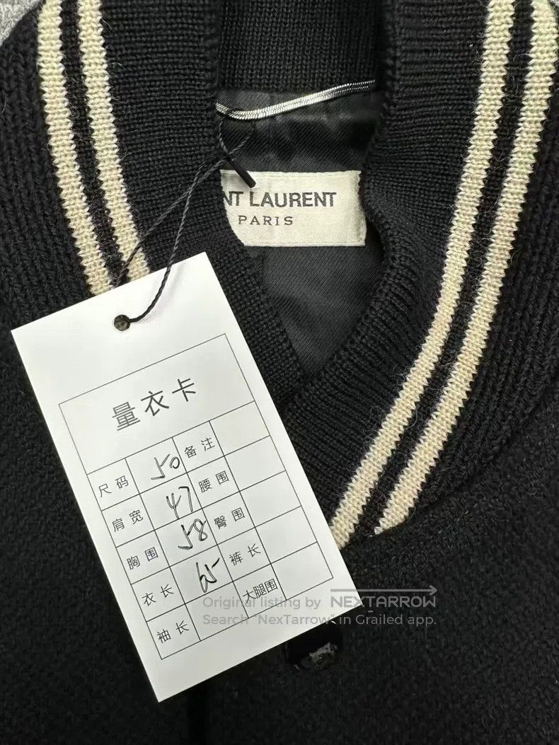 Saint Laurent Paris Saint Laurent Paris Black and white patchwork leather base Size US S / EU 44-46 / 1 - 5 Thumbnail