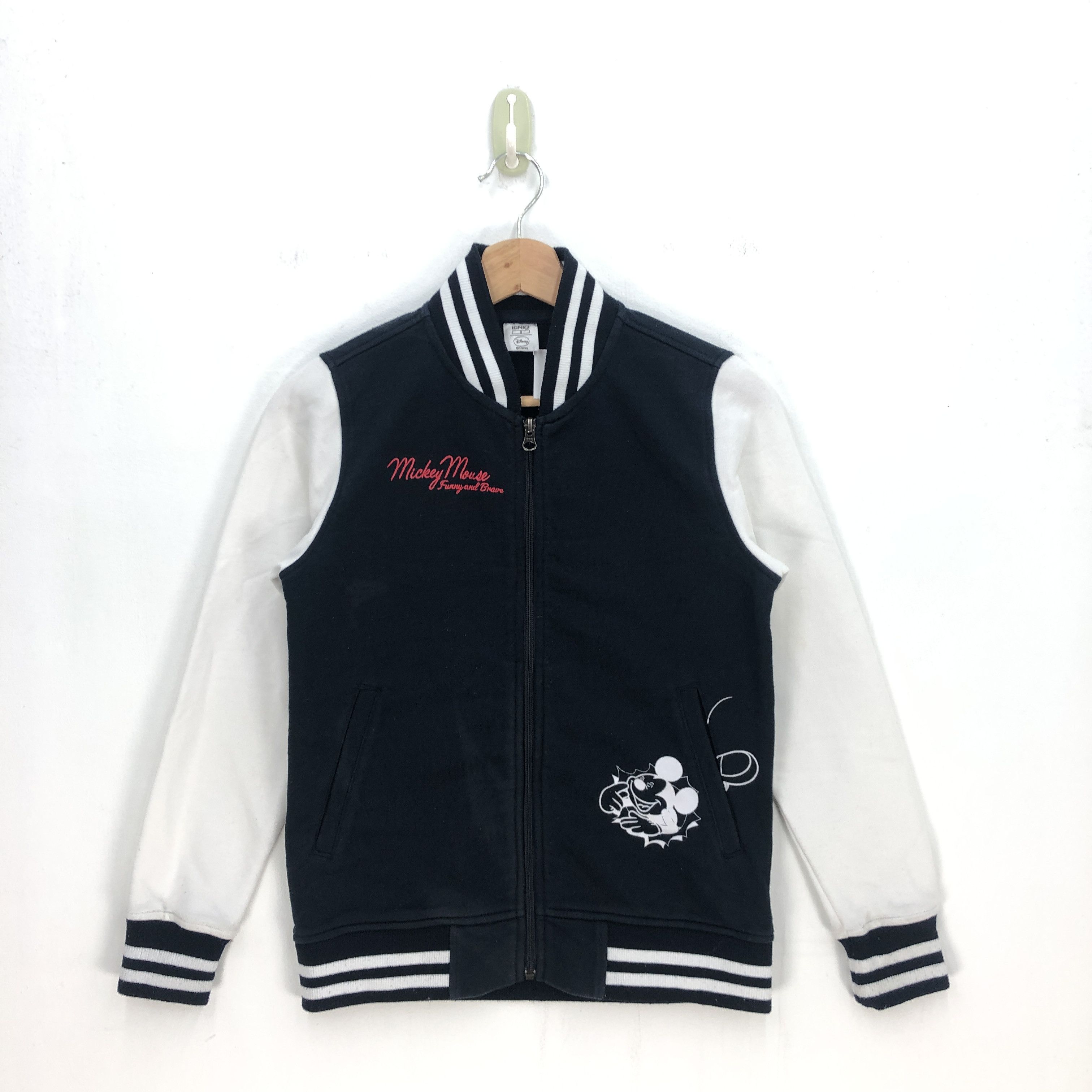 Mickey Mouse Sweatshirt Disney Cartoon Varsity Sweater